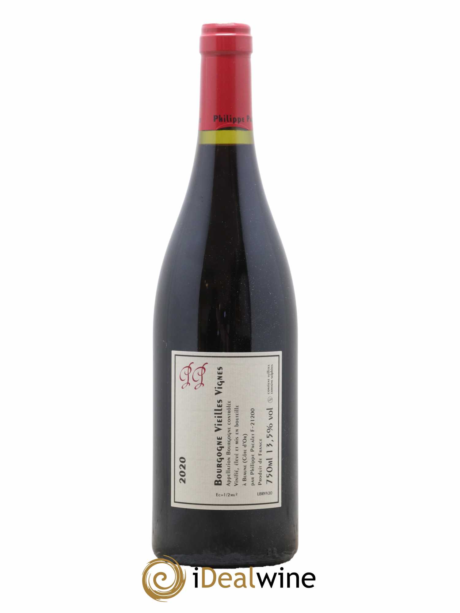 Bourgogne Pinot Noir Vieilles Vignes Philippe Pacalet 2020 - Lot de 1 bouteille - 1