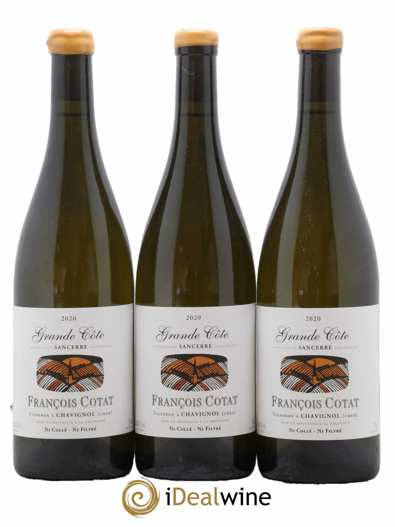 Sancerre La Grande Côte François Cotat 2020 - Posten von 3 Flaschen - 0