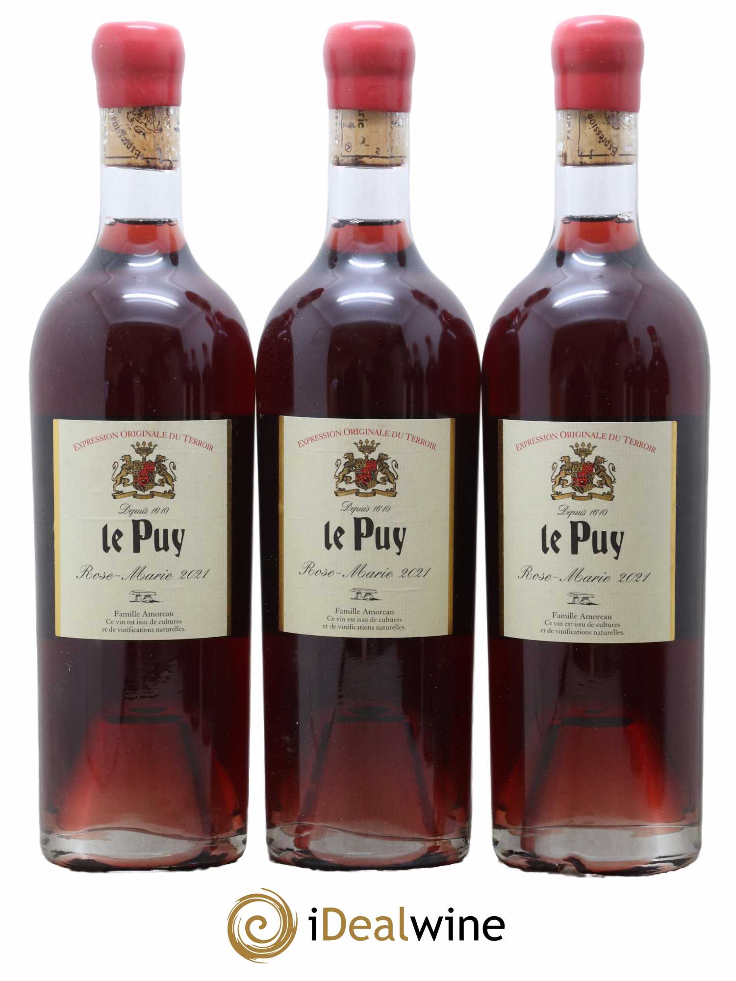 Bordeaux Le Puy Rose Marie 2021 - Lot de 6 bouteilles - 1