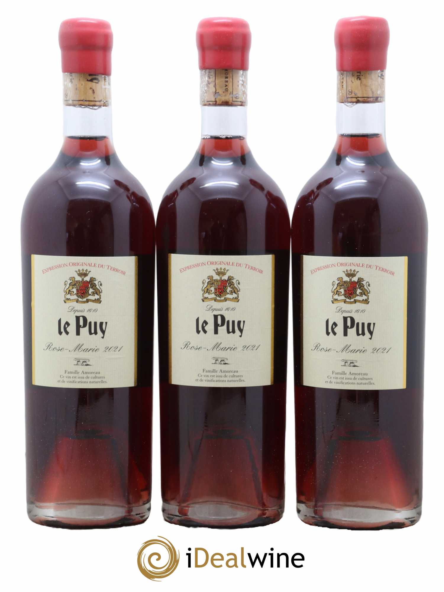 Bordeaux Le Puy Rose Marie 2021 - Lot de 6 bouteilles - 2