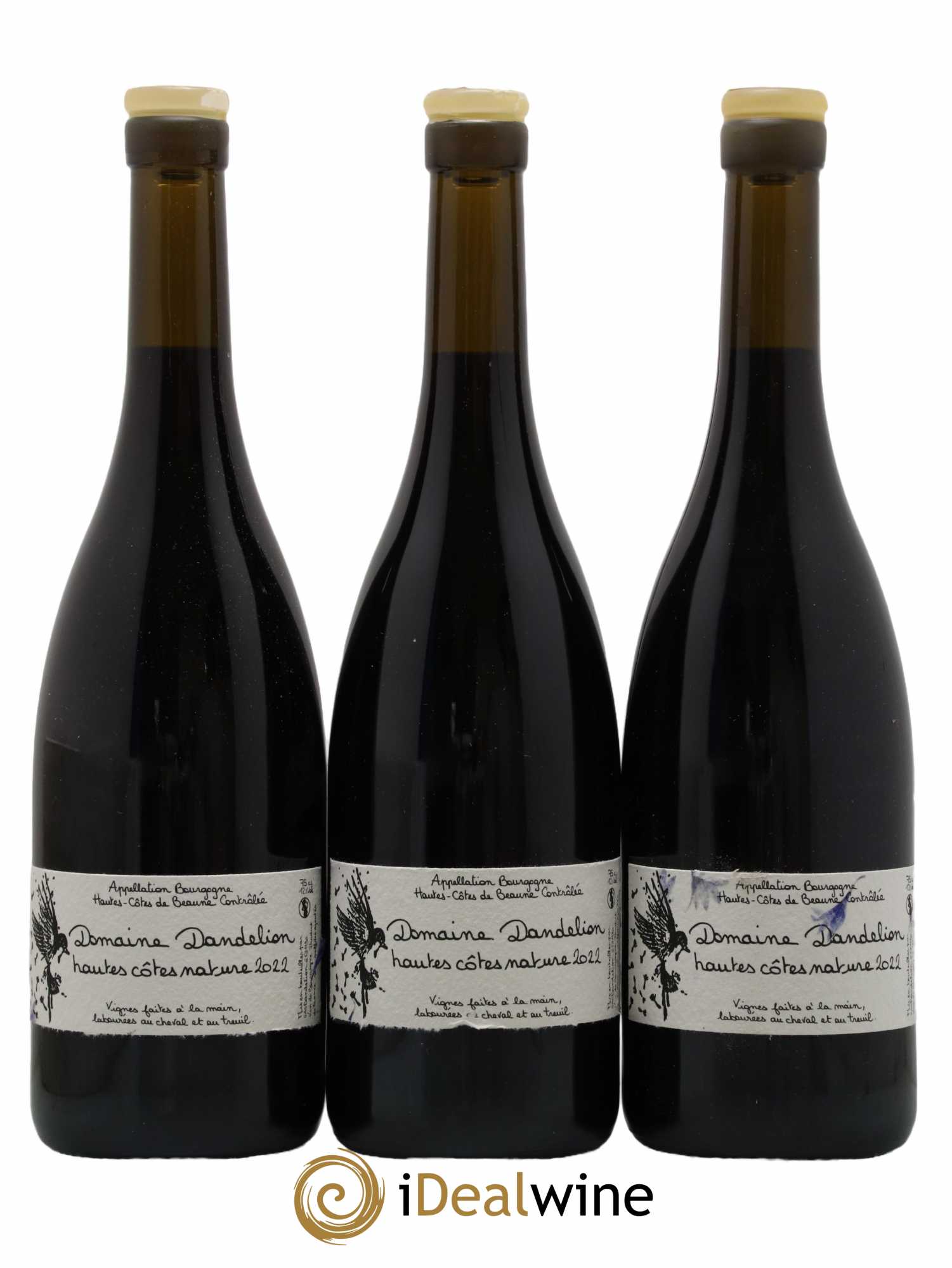 Hautes-Côtes de Beaune Nature Dandelion (Domaine) 2022 - Lot de 3 bouteilles - 0