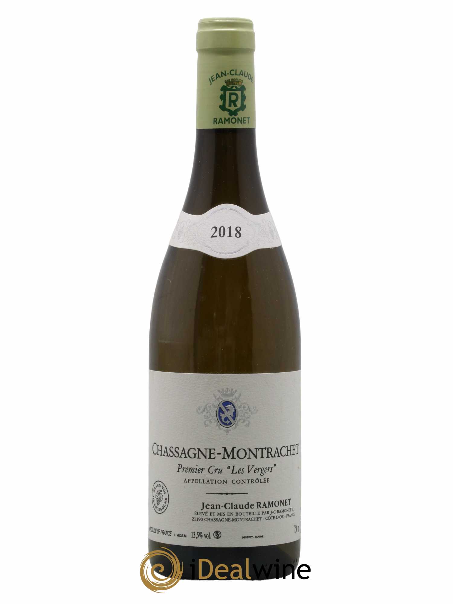 Chassagne-Montrachet 1er Cru Les Vergers Ramonet (Domaine) 2018 - Lot de 1 bouteille - 0