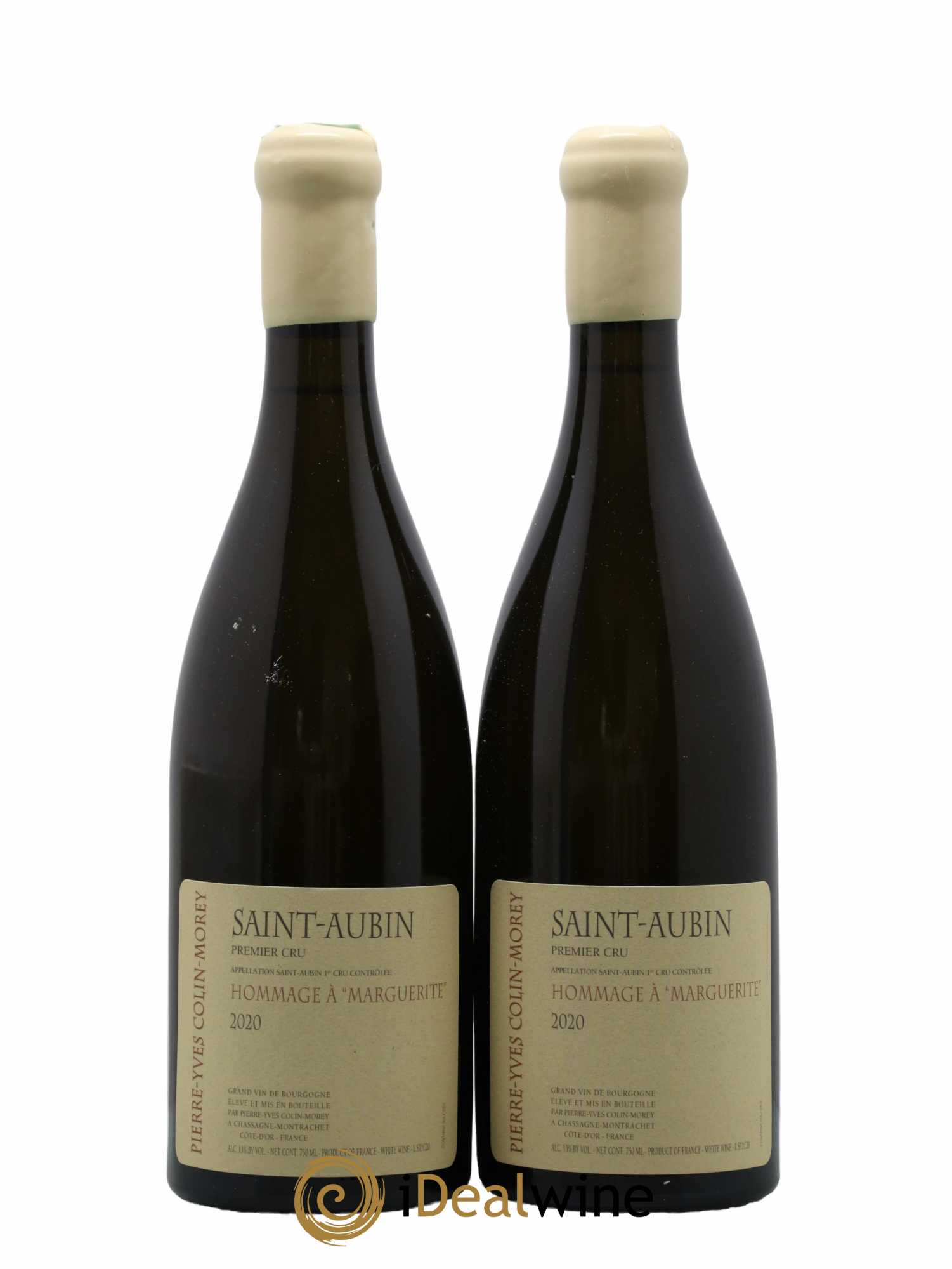 Saint-Aubin 1er Cru Hommage à Marguerite Pierre-Yves Colin Morey 2020 - Lot de 2 bouteilles - 0