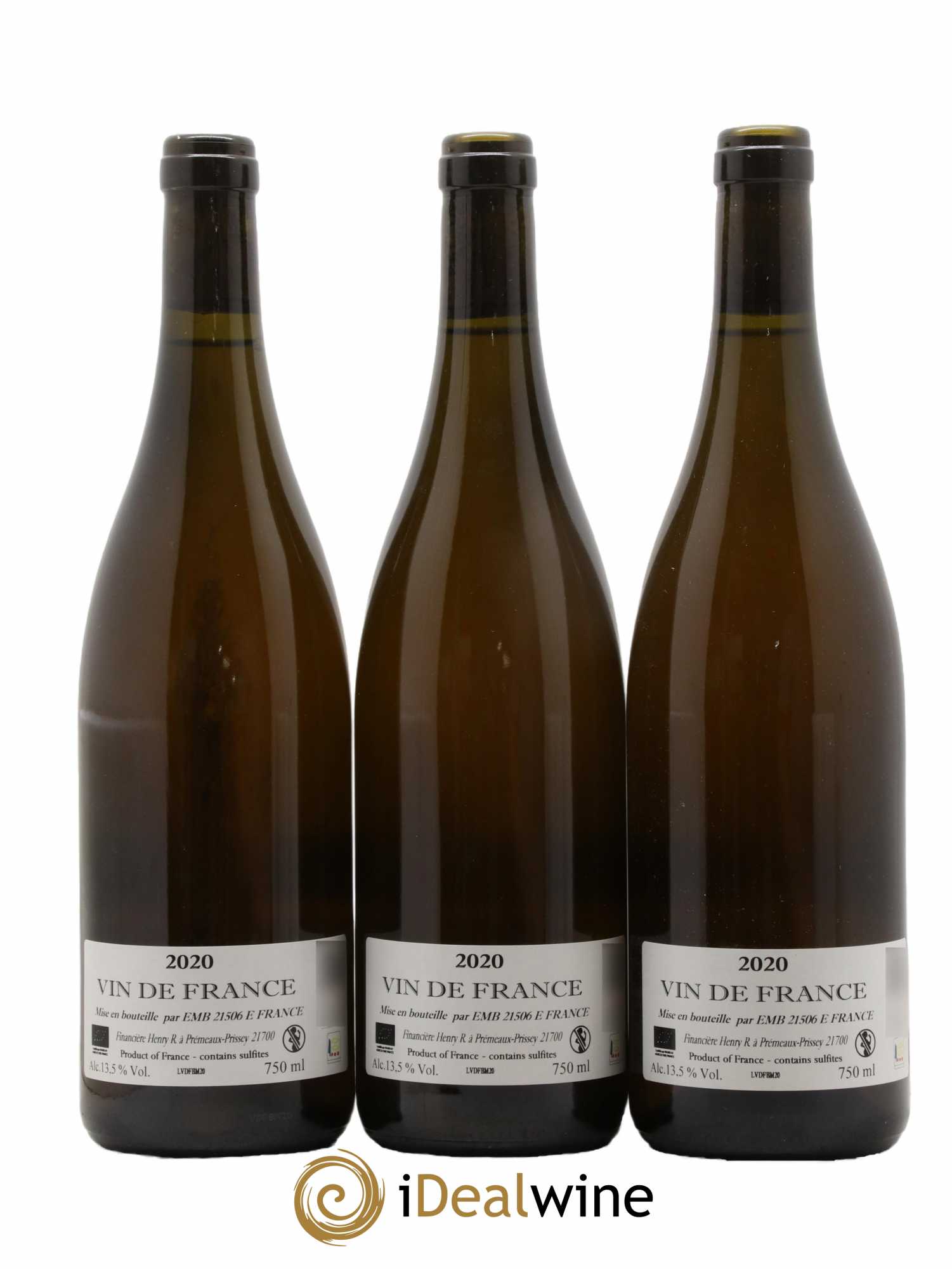 Vin de France Blanc de Macération Prieuré Roch 2020 - Lot de 3 bouteilles - 1