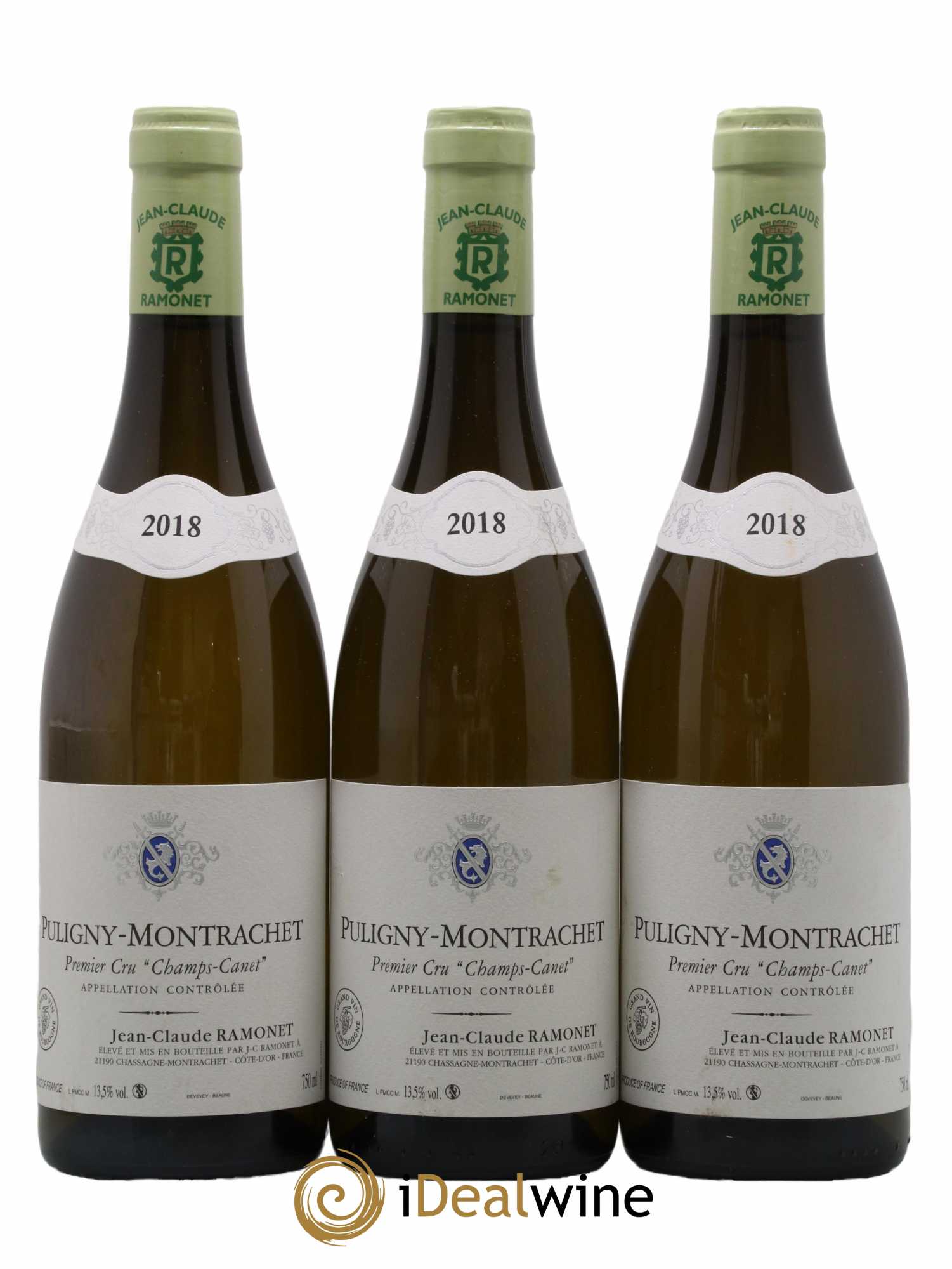 Puligny-Montrachet 1er Cru Champs Canet Ramonet (Domaine) 2018 - Lot de 3 bouteilles - 0