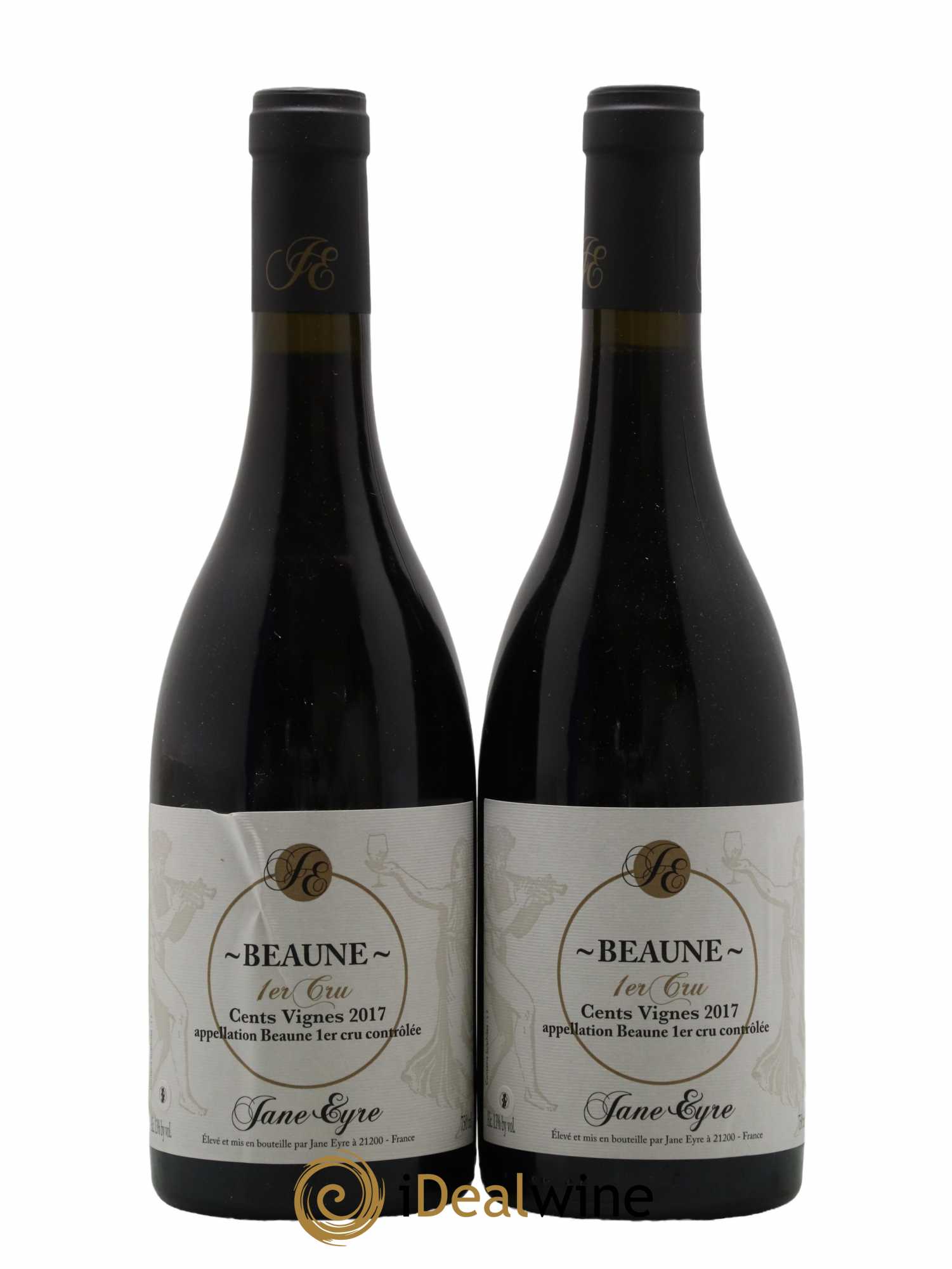 Beaune 1er Cru Cent Vignes Domaine Jane Eyre 2017 - Lot de 2 bouteilles - 0