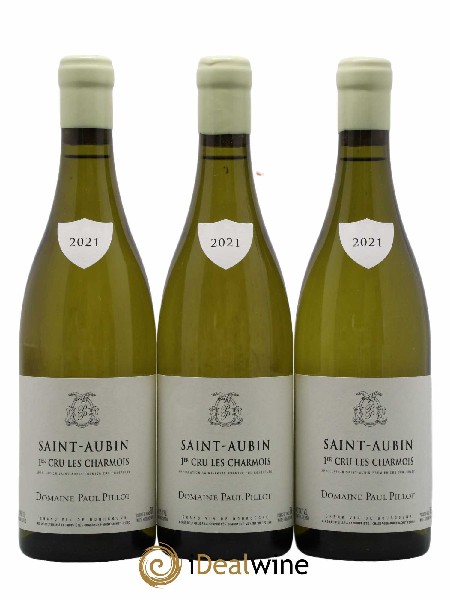 Saint-Aubin 1er Cru Les Charmois Paul Pillot (Domaine) 2021 - Lot de 3 bouteilles - 0