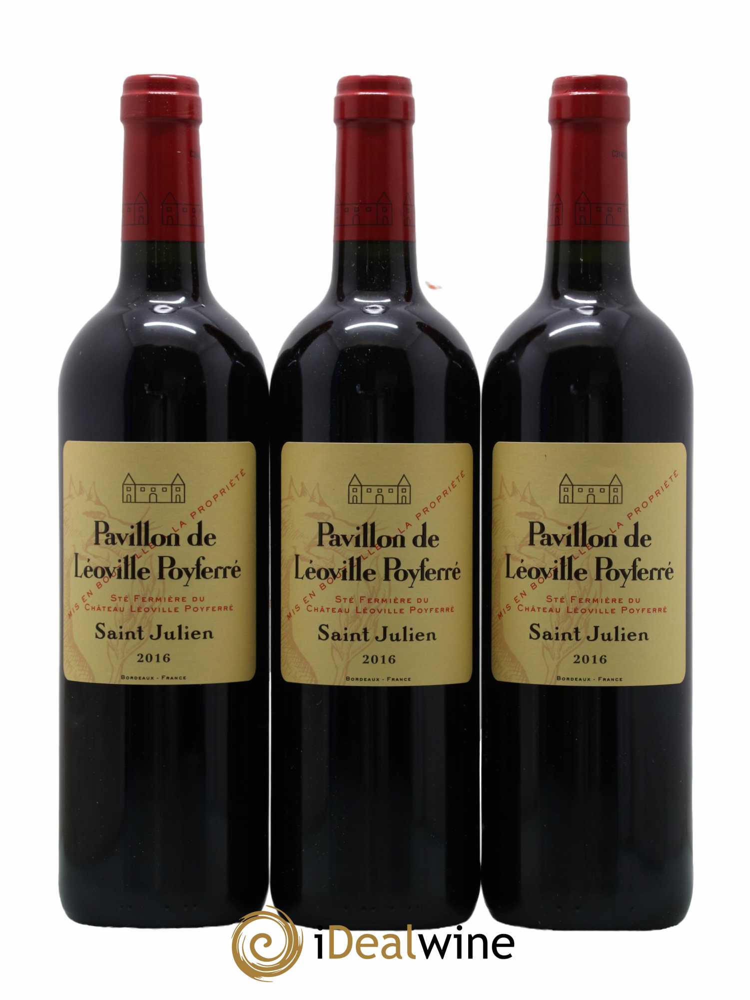 Pavillon de Poyferré Second Vin 2016 - Lot de 3 bouteilles - 0