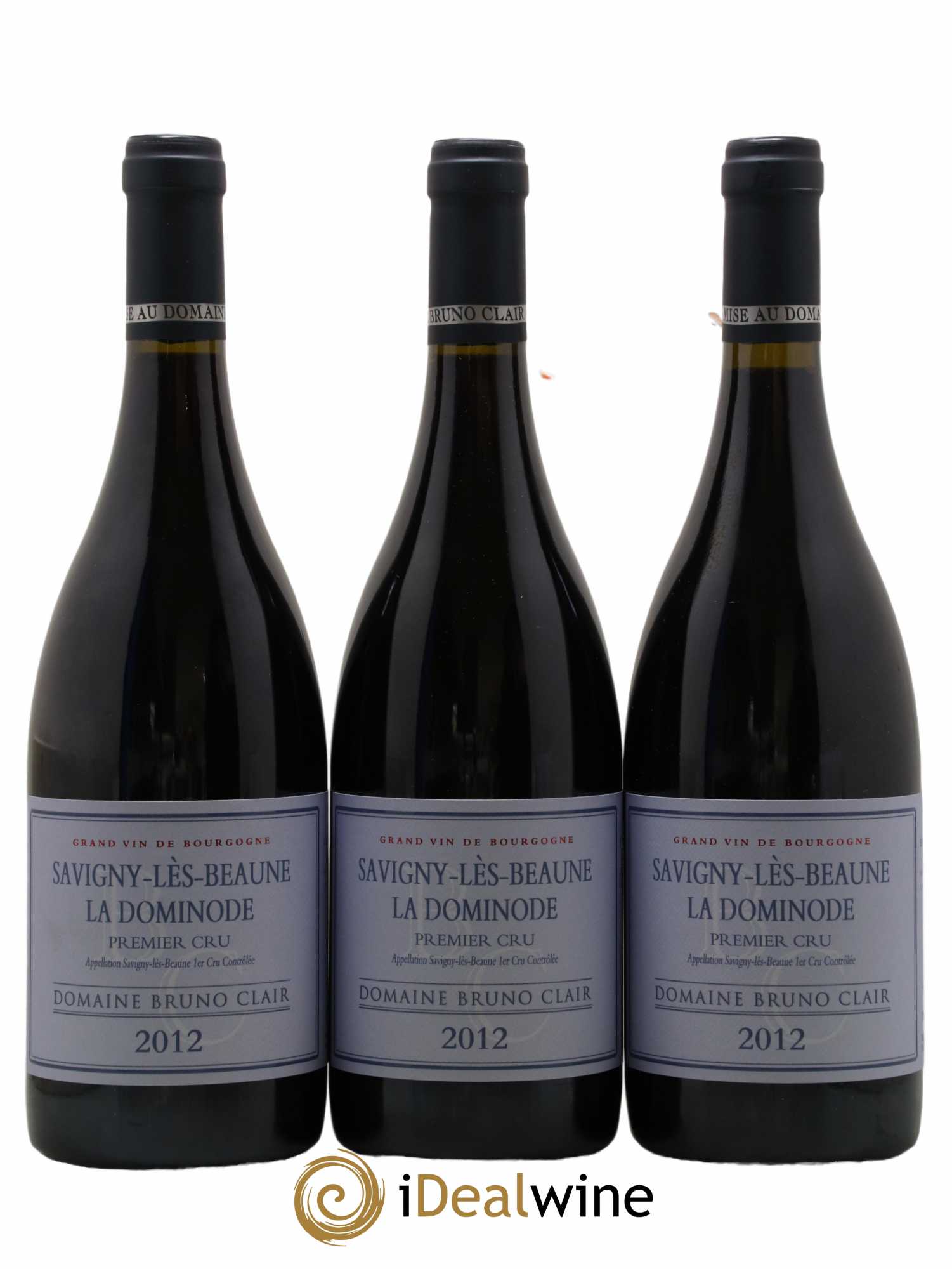 Savigny-lès-Beaune 1er Cru La Dominode Bruno Clair (Domaine) 2012 - Lot de 3 bouteilles - 0