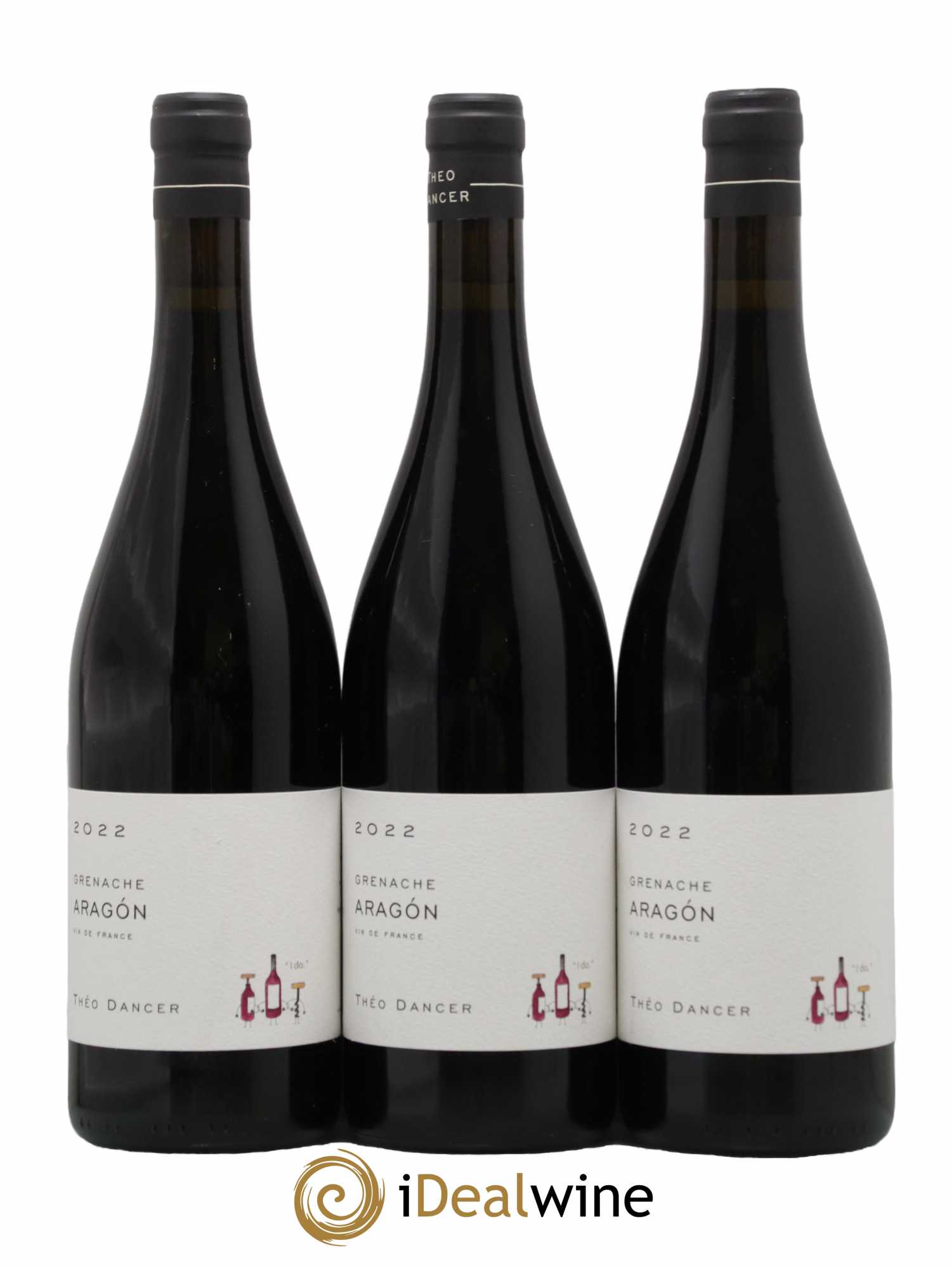 Vin de France Aragon grenache Domaine Théo Dancer 2022 - Lot de 3 bouteilles - 0