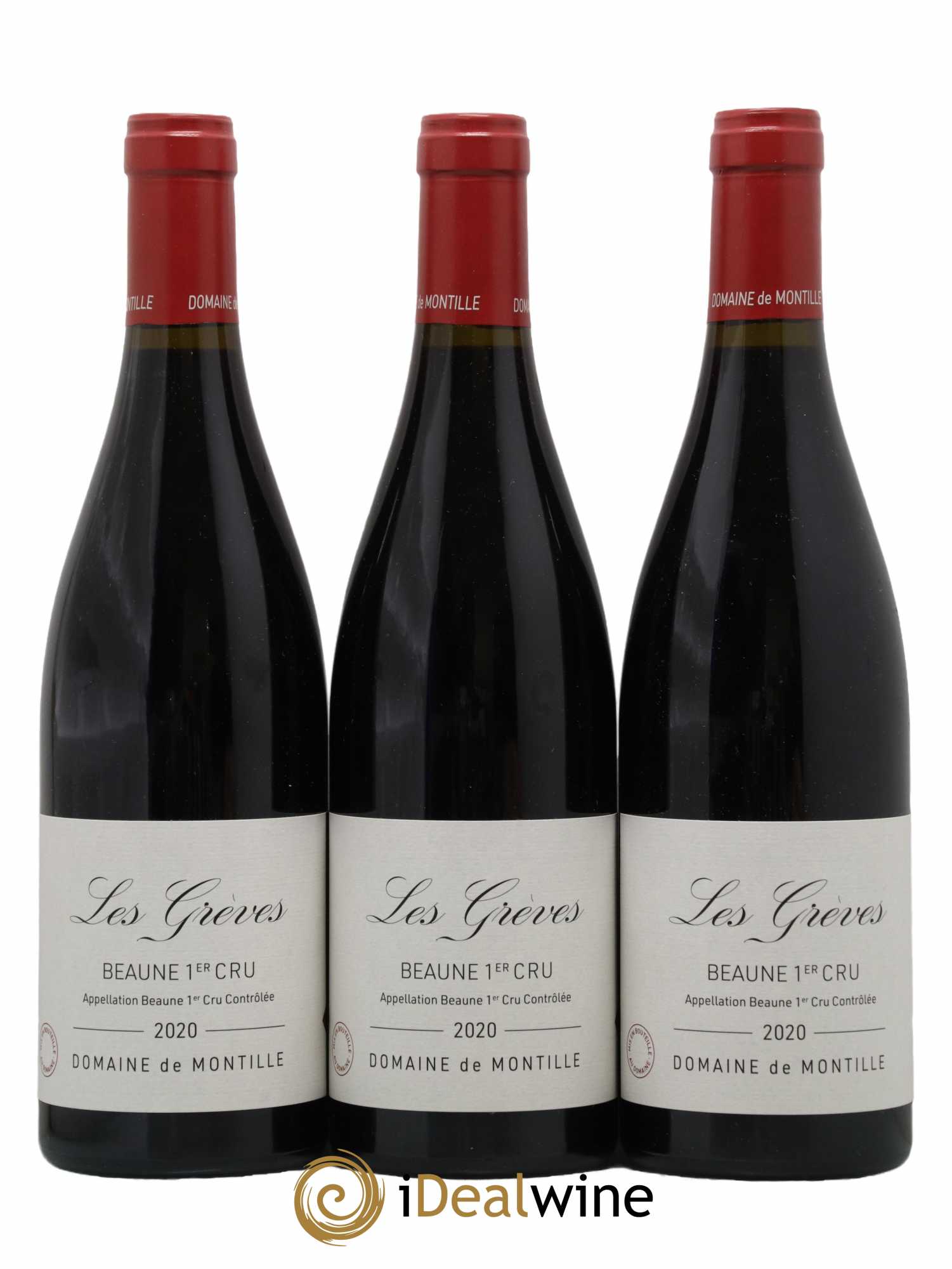 Beaune 1er Cru Les Grèves De Montille (Domaine) 2020 - Lot de 3 bouteilles - 0