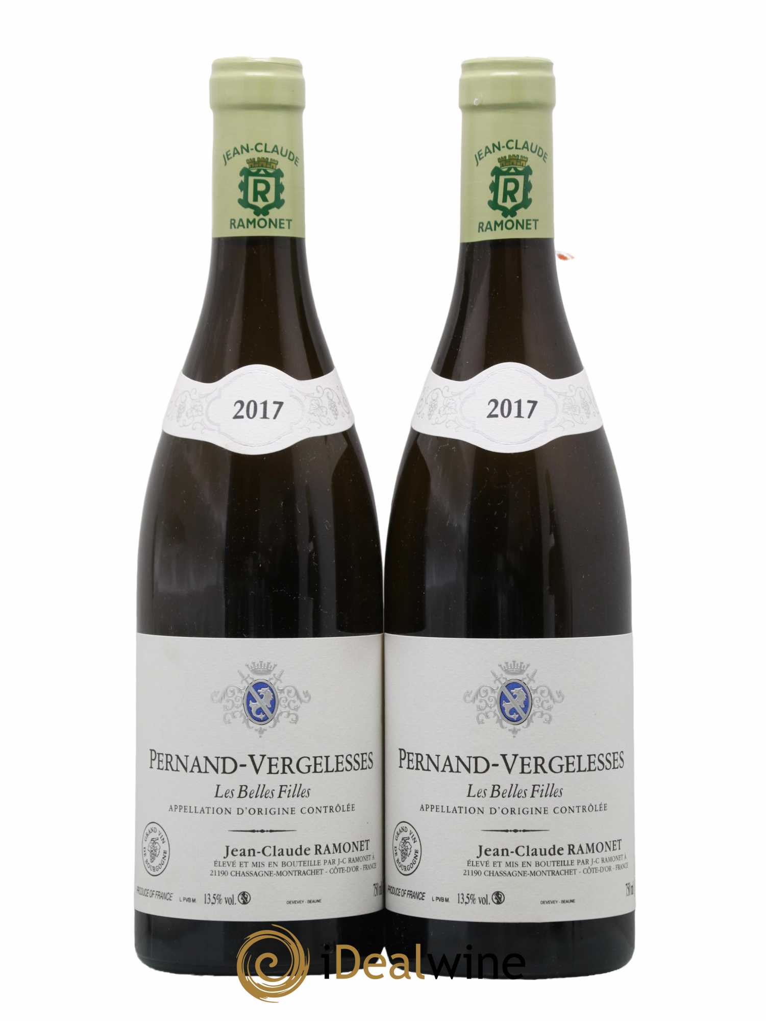 Pernand-Vergelesses Les Belles Filles Ramonet (Domaine) 2017 - Lot de 2 bouteilles - 0