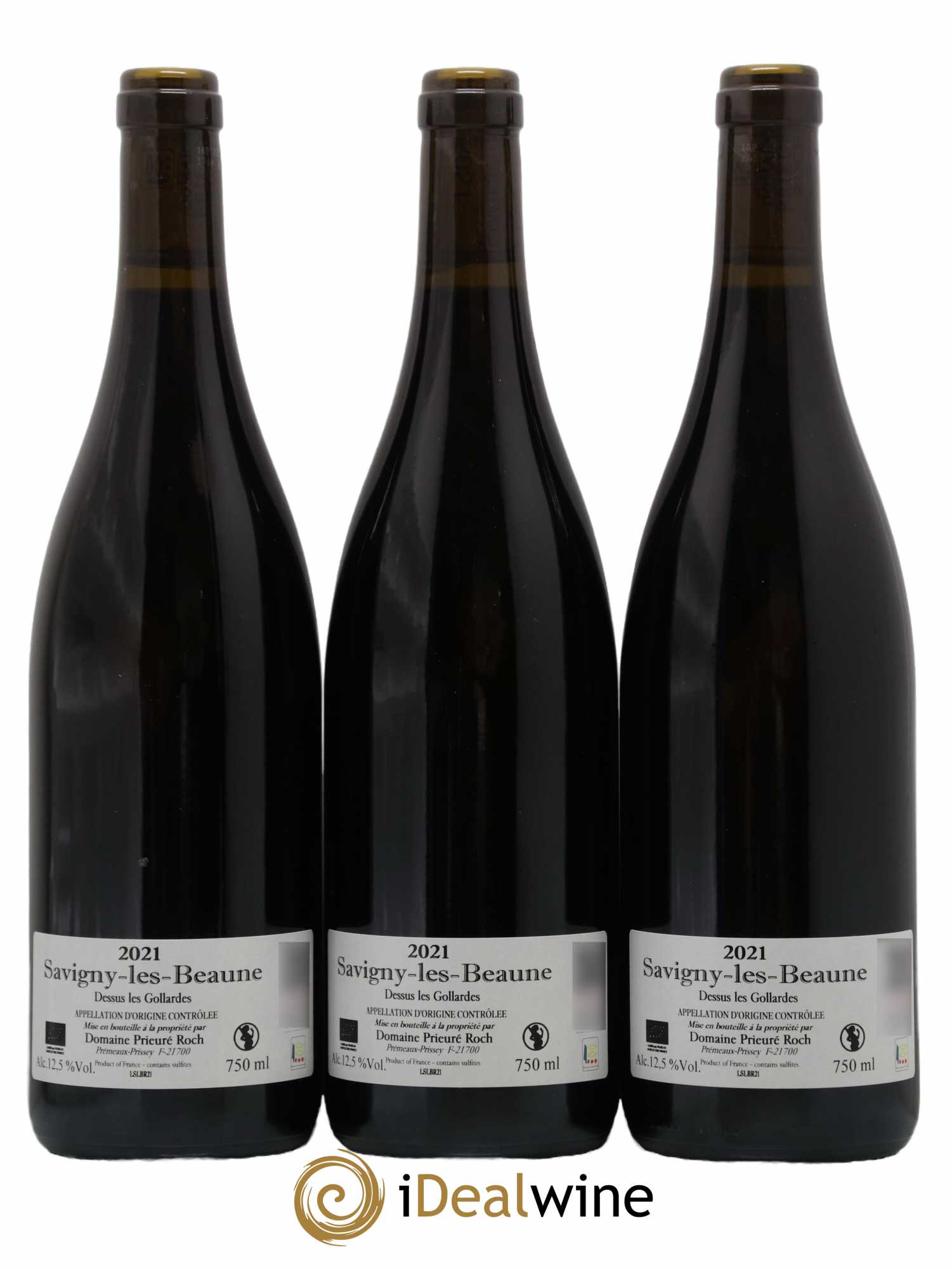 Savigny-lès-Beaune Dessus Les Gollardes Prieuré Roch 2021 - Lot de 3 bouteilles - 1