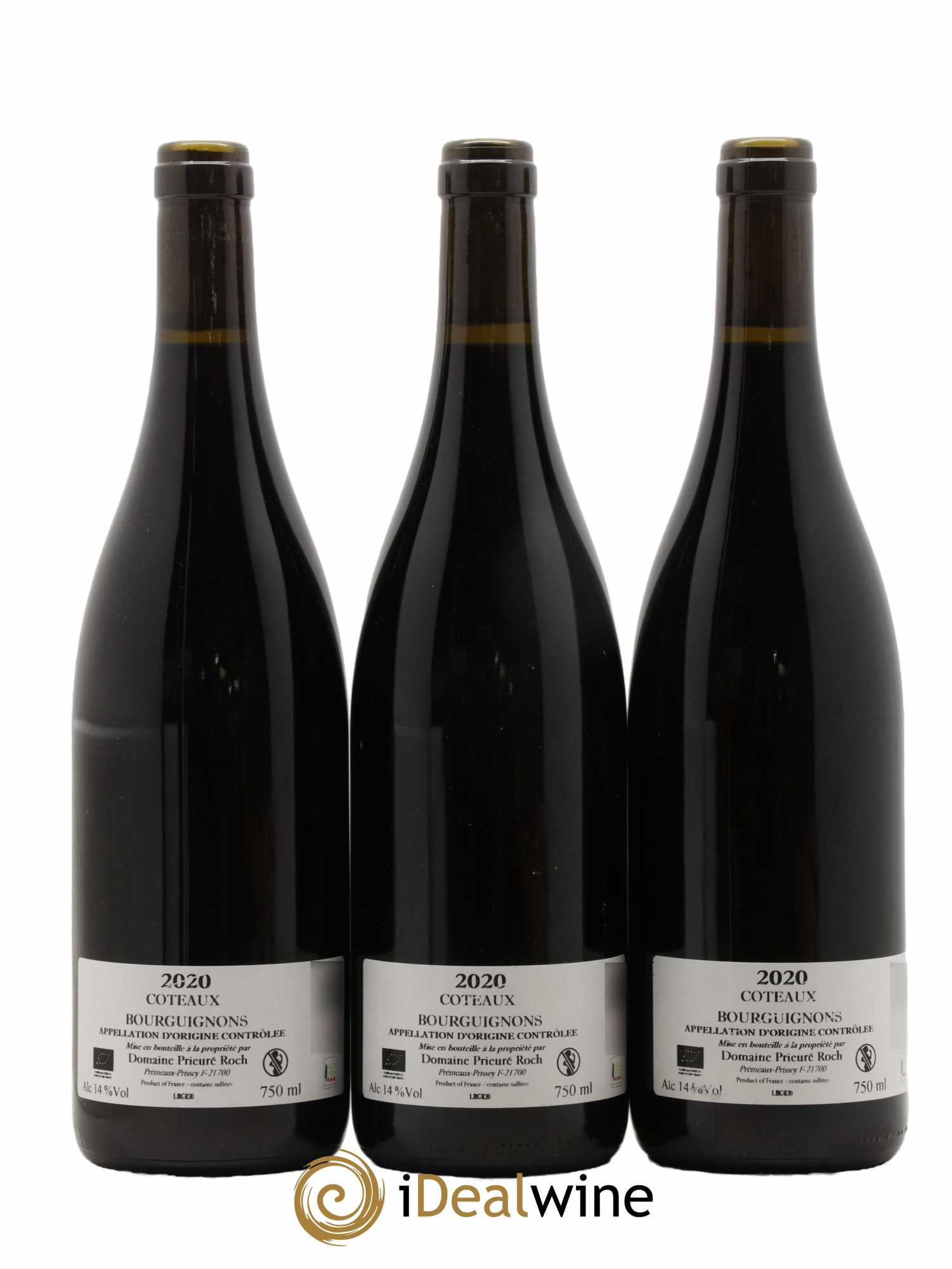 Coteaux Bourguignons Prieuré Roch 2020 - Lot de 3 bouteilles - 1
