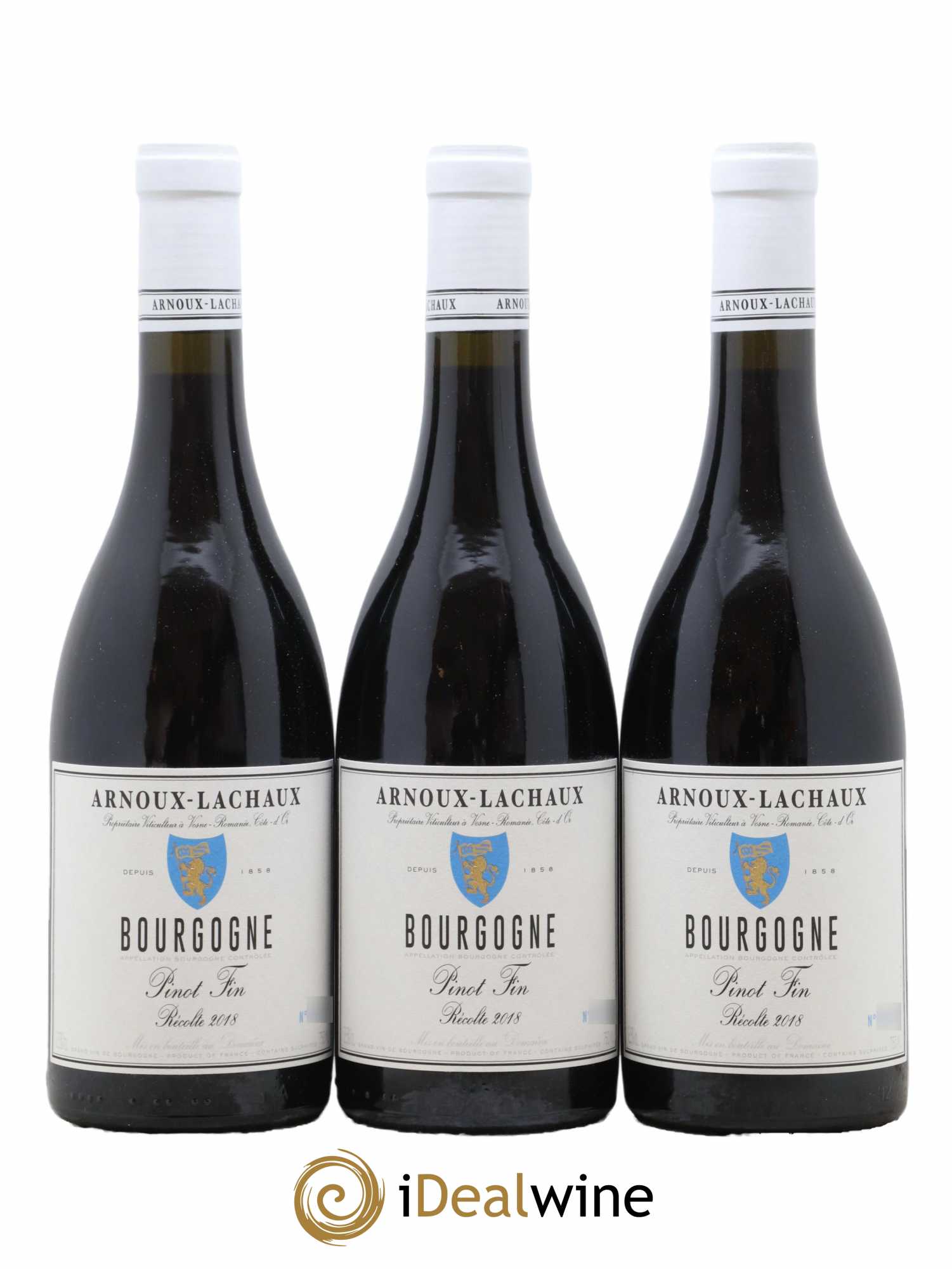 Bourgogne Pinot Fin Arnoux-Lachaux (Domaine) 2018 - Lot de 3 bouteilles - 0