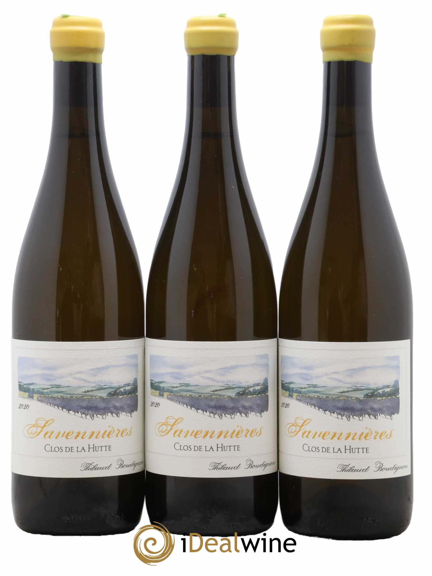 Savennières Clos de la Hutte Thibaud Boudignon 2020 - Lot de 3 bouteilles - 0