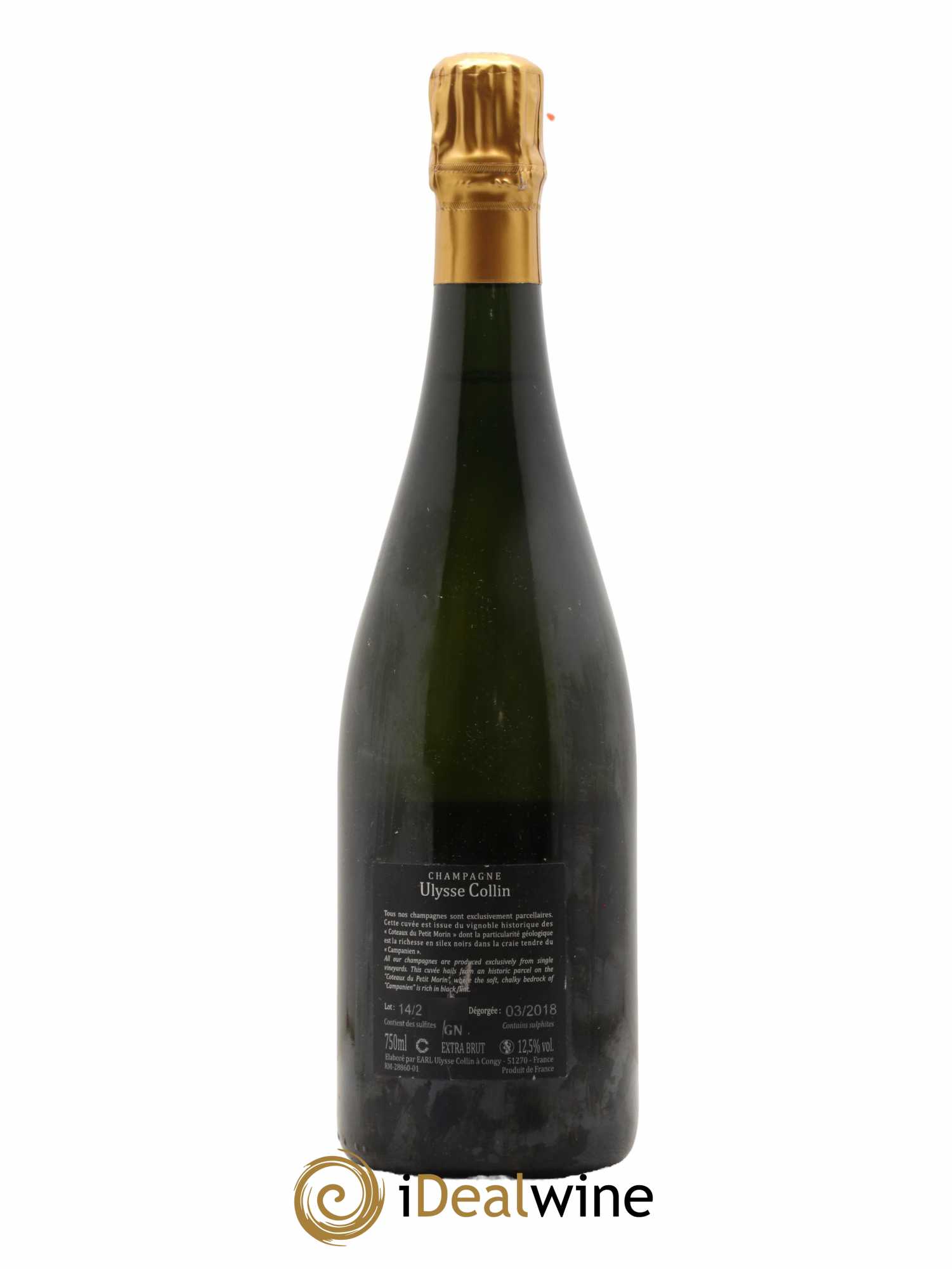 Les Pierrières Blancs de Blancs Extra-Brut Ulysse Collin - Lot de 1 bouteille - 1