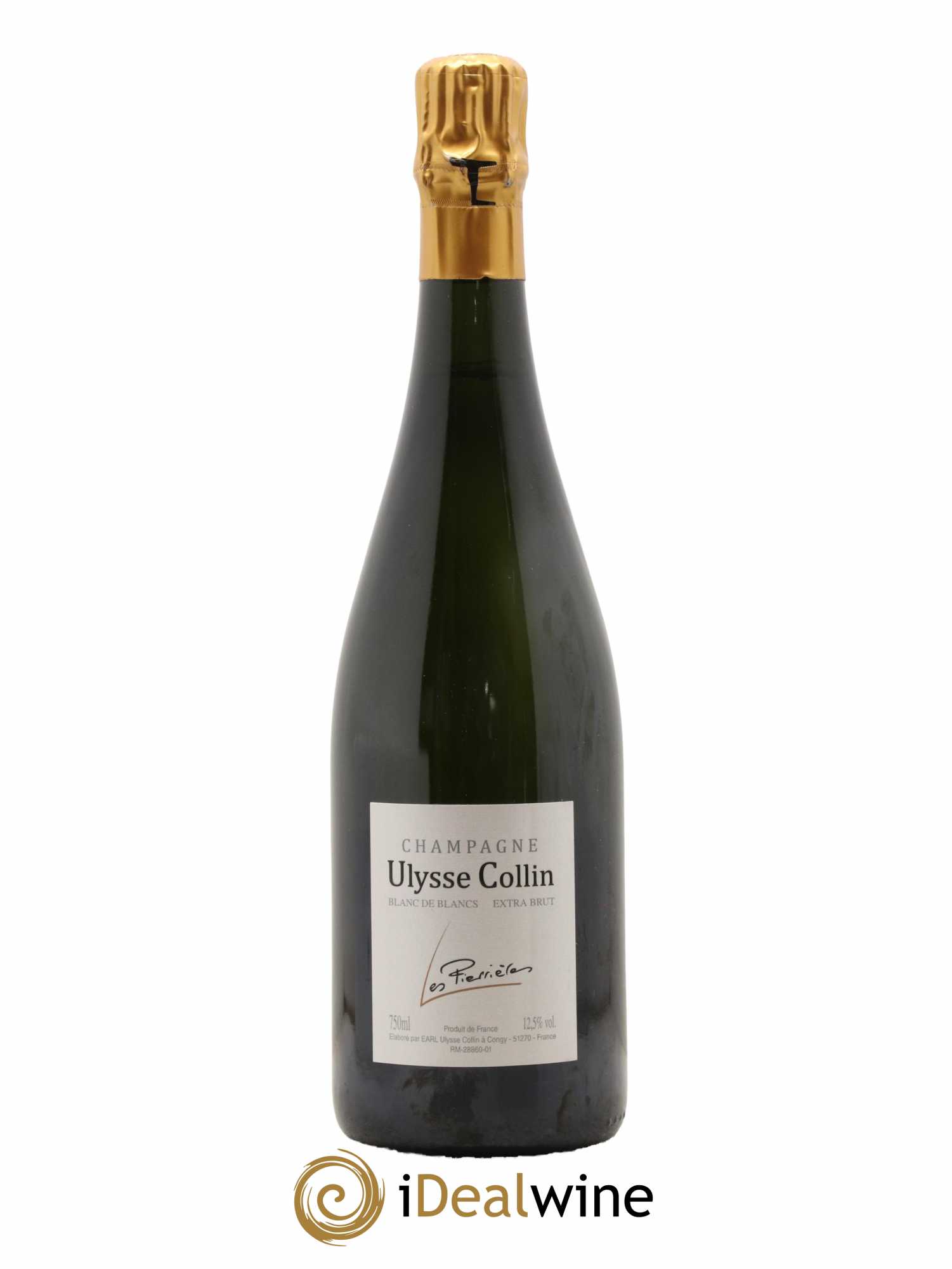 Les Pierrières Blancs de Blancs Extra-Brut Ulysse Collin - Lot de 1 bouteille - 0