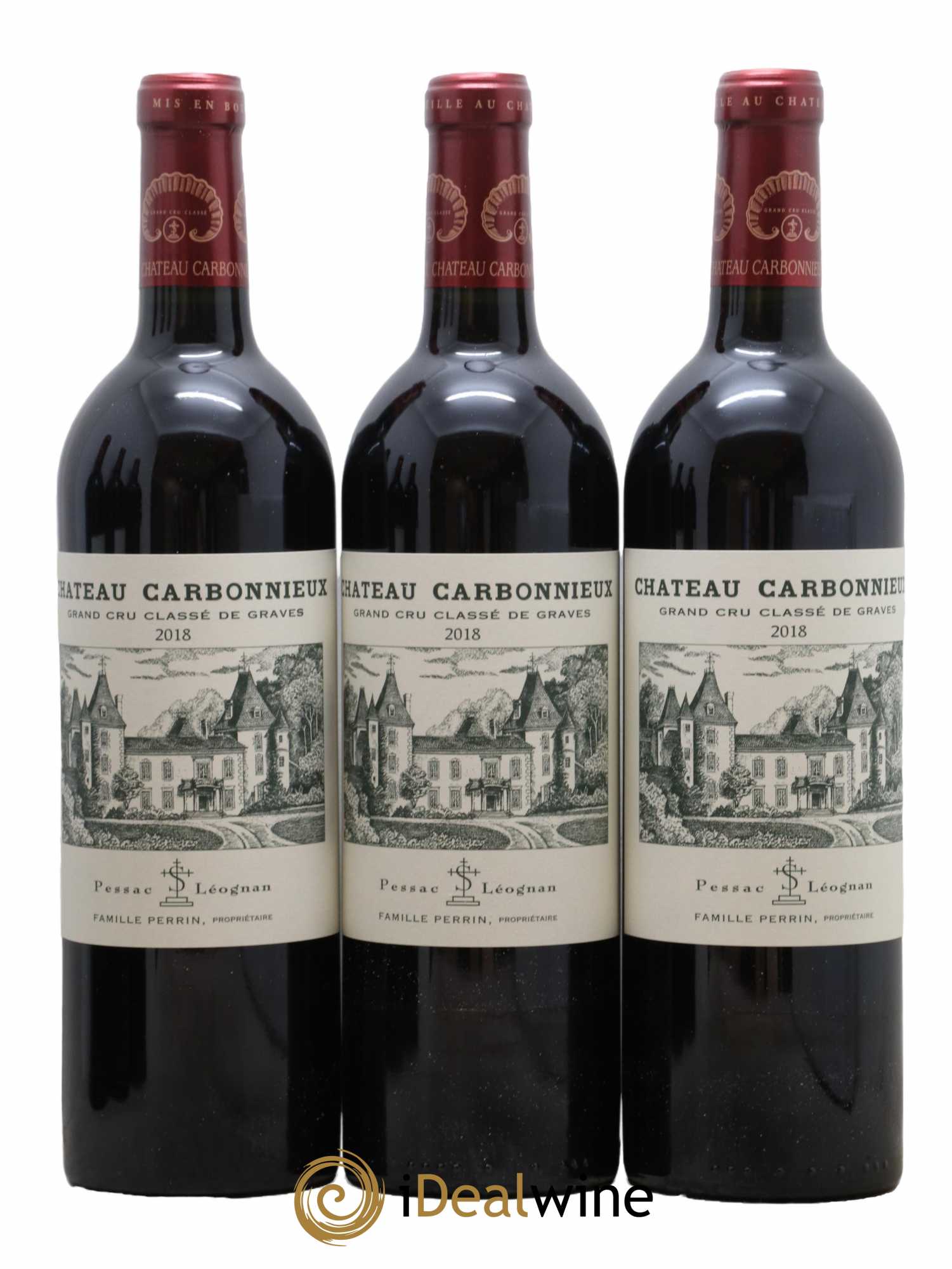 Château Carbonnieux Cru Classé de Graves 2018 - Lot de 6 bouteilles - 2