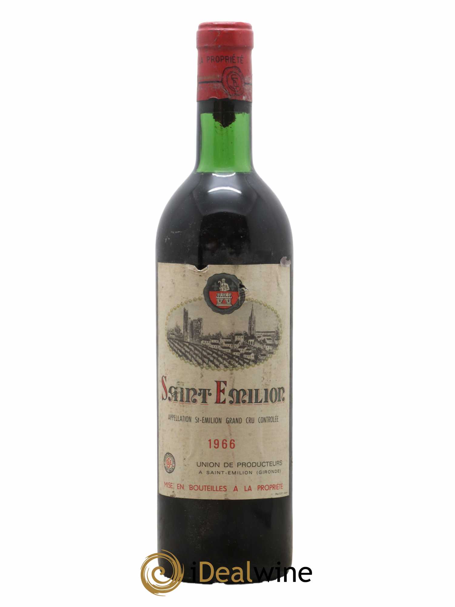 Saint-Émilion Grand Cru Union des Producteurs 1966 - Lot de 1 bouteille - 0