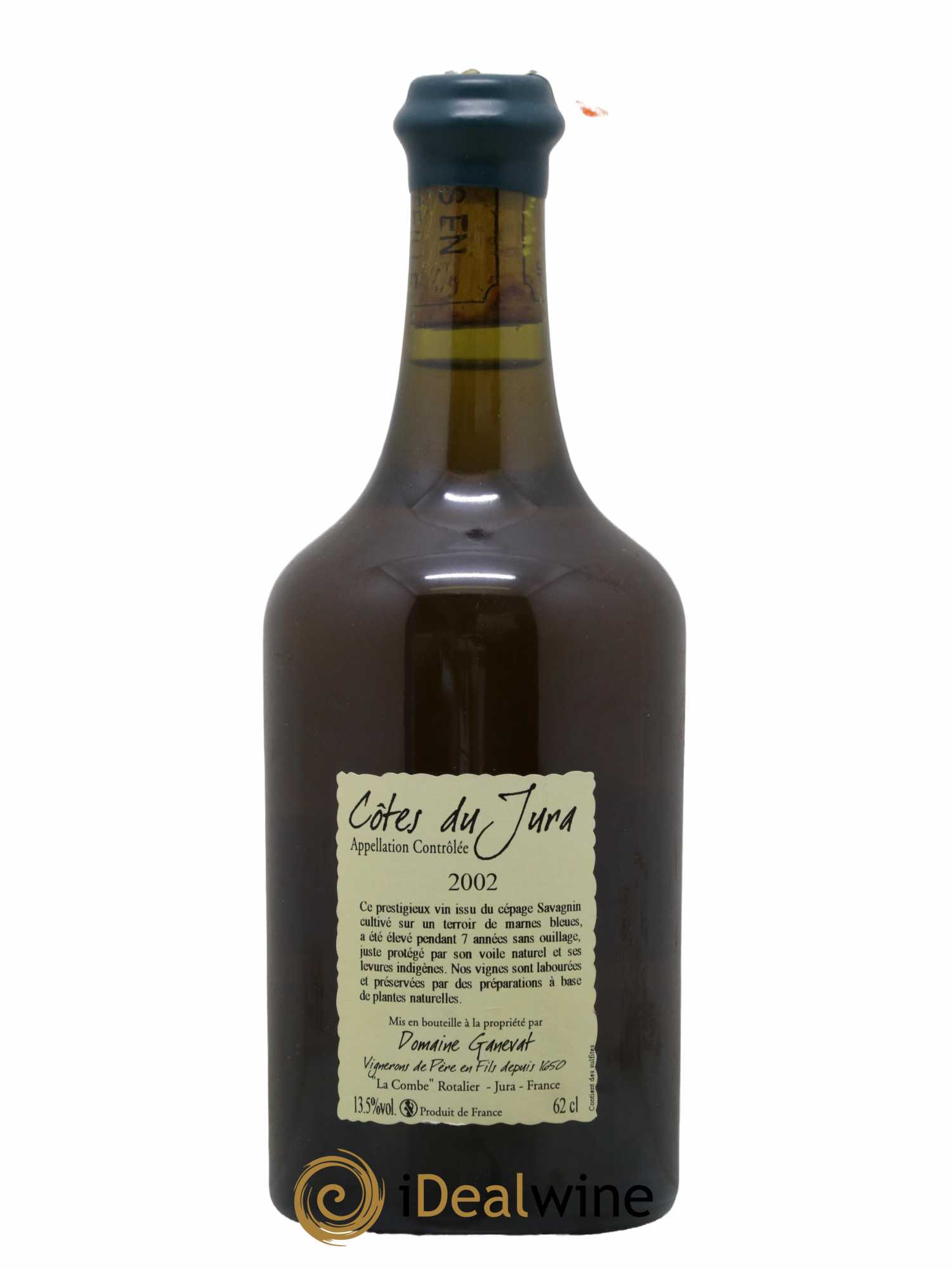 Côtes du Jura Vin Jaune Jean-François Ganevat (Domaine) 2002 - Lot de 1 bouteille - 1