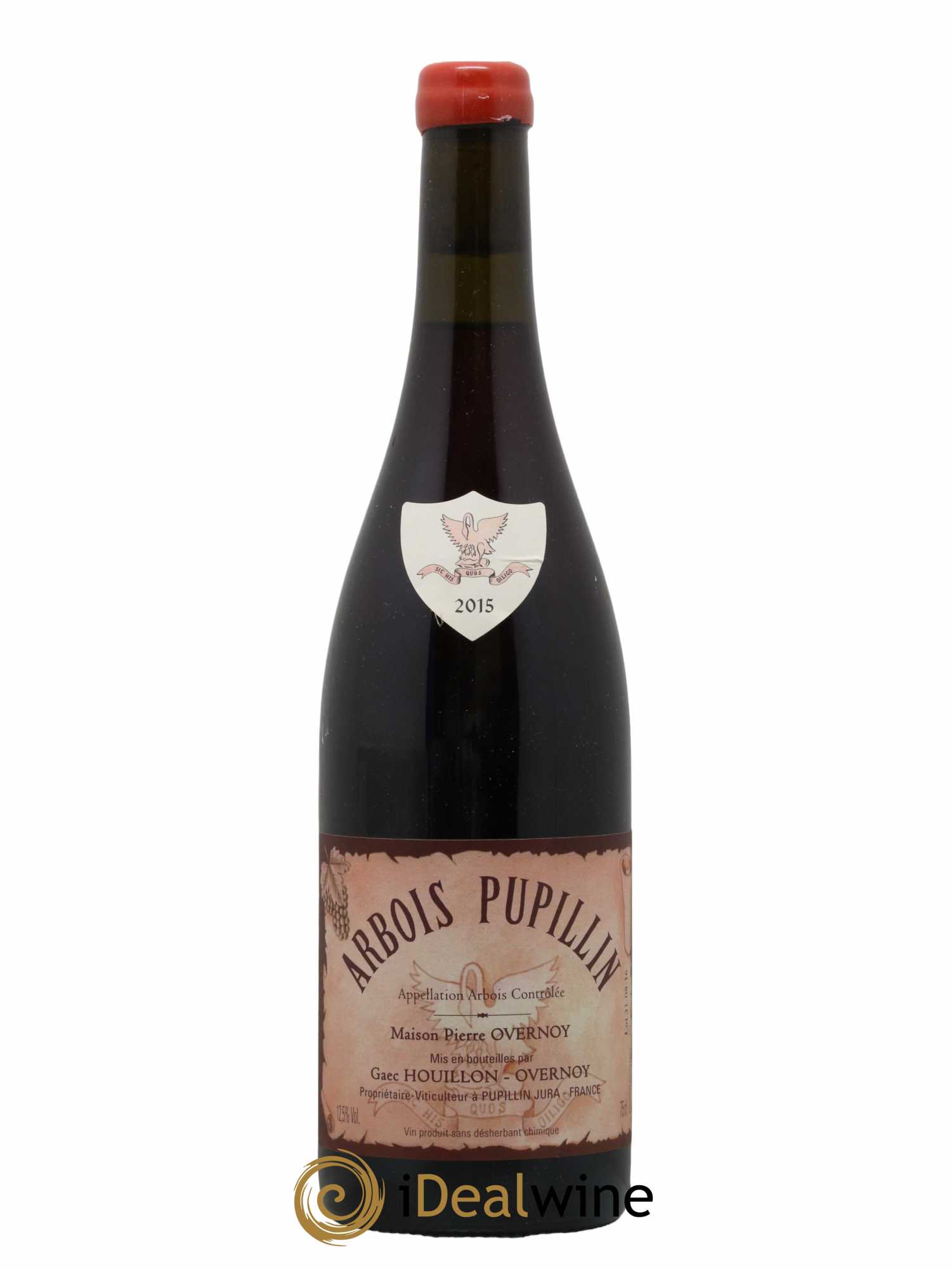 Arbois-Pupillin Poulsard (cire rouge) Overnoy-Houillon (Domaine) 2015 - Lot de 1 bouteille - 0