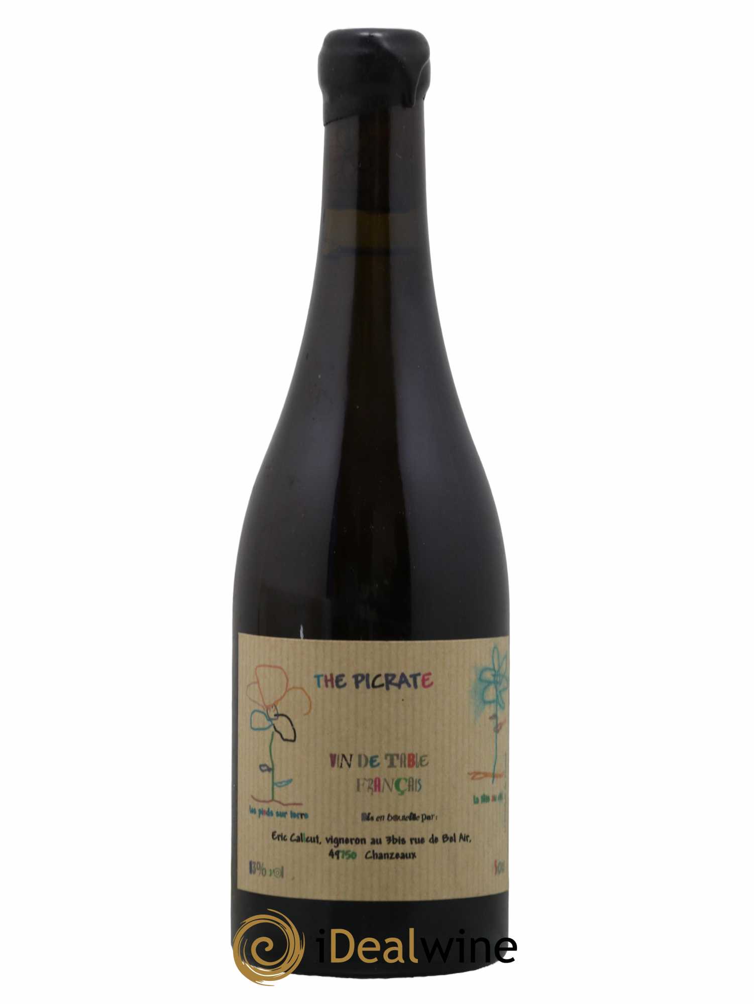 Vin de France Les Paradis Cire Noire Eric Callcut 50Cl 1998 - Lot de 1 bouteille - 0