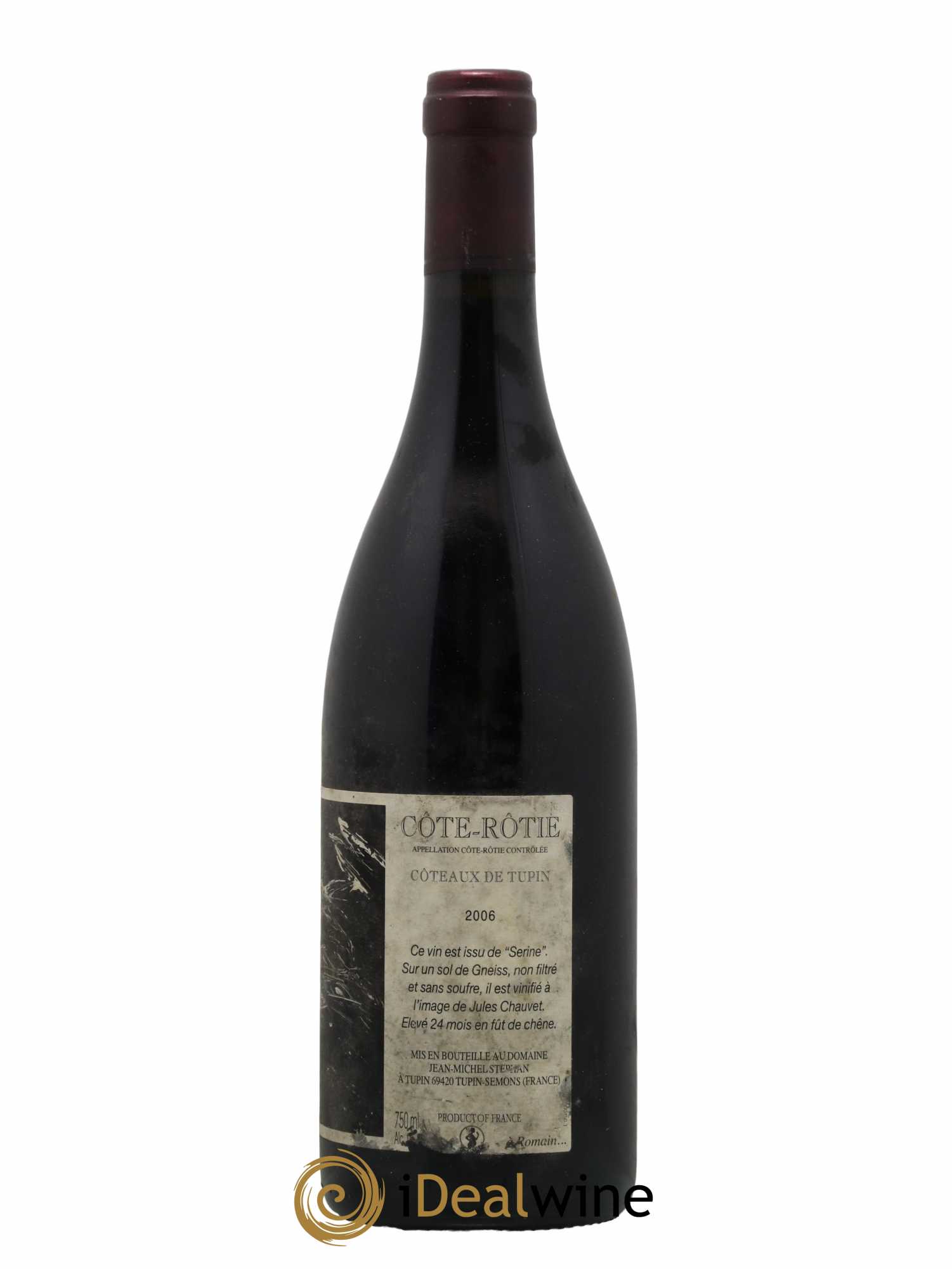 Côte-Rôtie Coteaux de Tupin Jean-Michel Stephan 2006 - Lot de 1 bouteille - 1