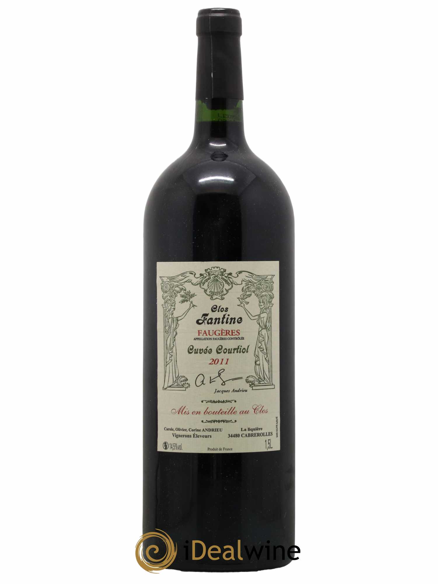 Faugères Clos Fantine Courtiol Famille Andrieu 2011 - Lot de 1 magnum - 0