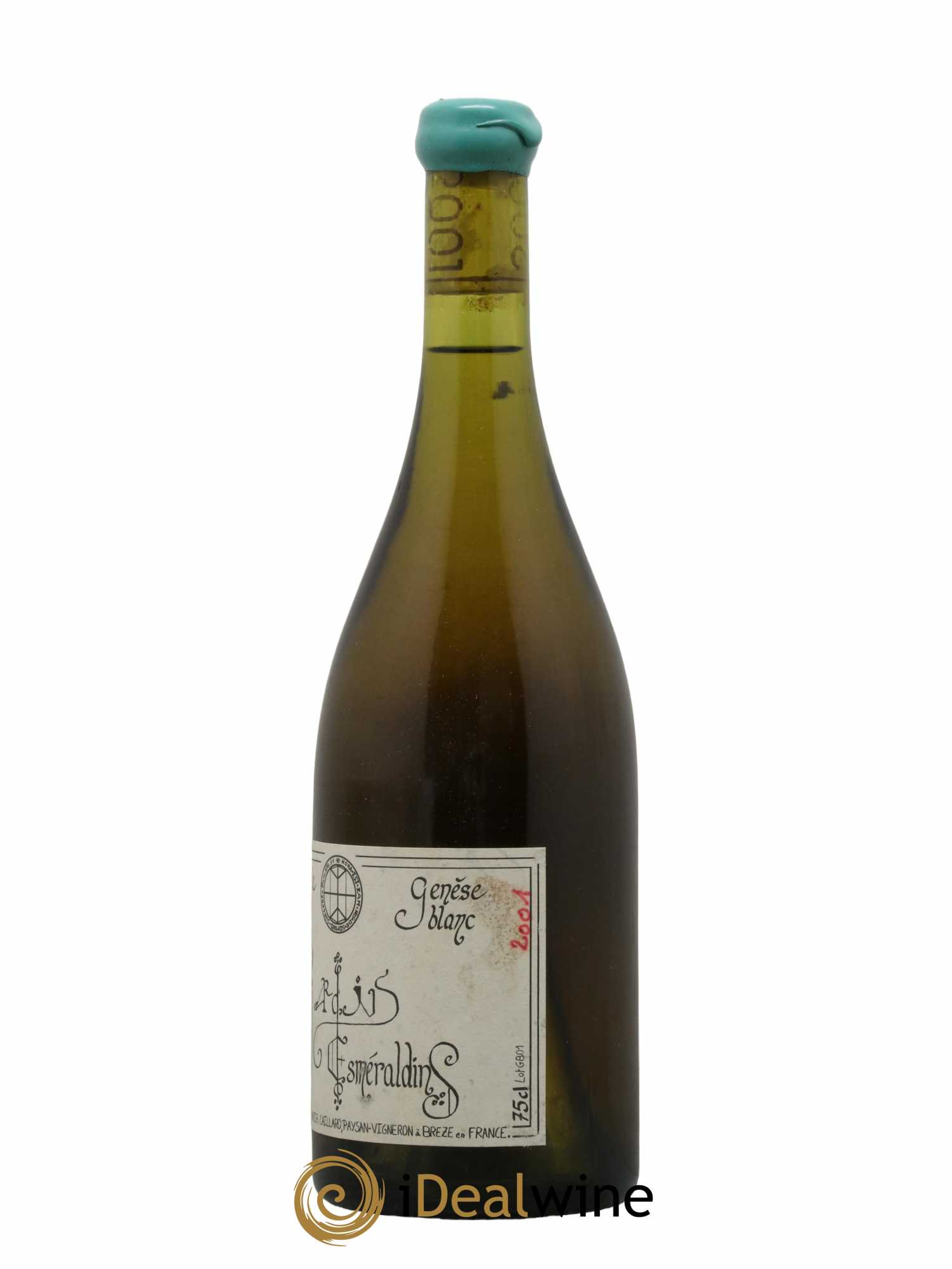 Vin de France Génèse Xavier Caillard - Les Jardins Esmeraldins 2001 - Lot de 1 bouteille - 1