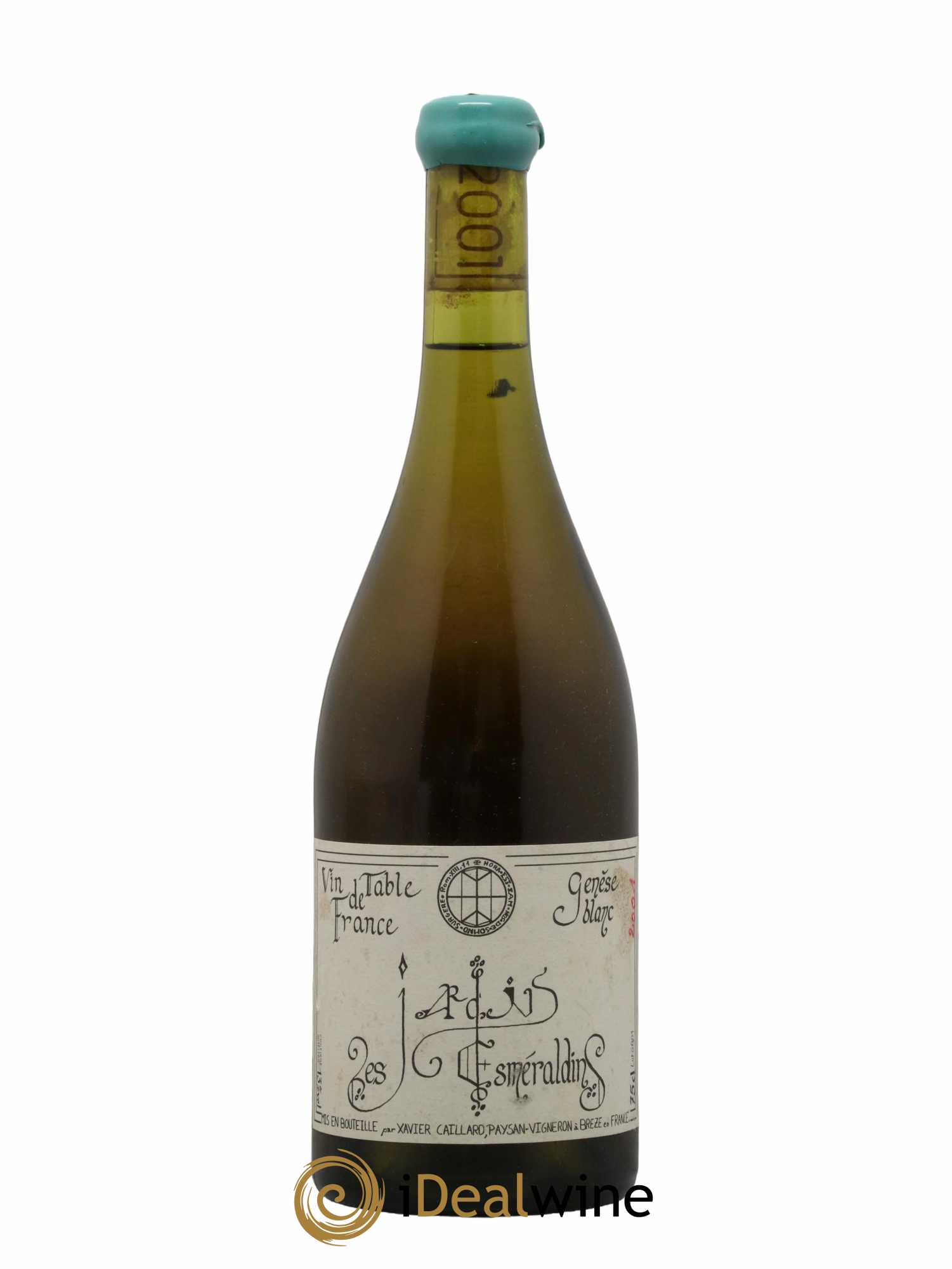 Vin de France Génèse Xavier Caillard - Les Jardins Esmeraldins 2001 - Lot de 1 bouteille - 0