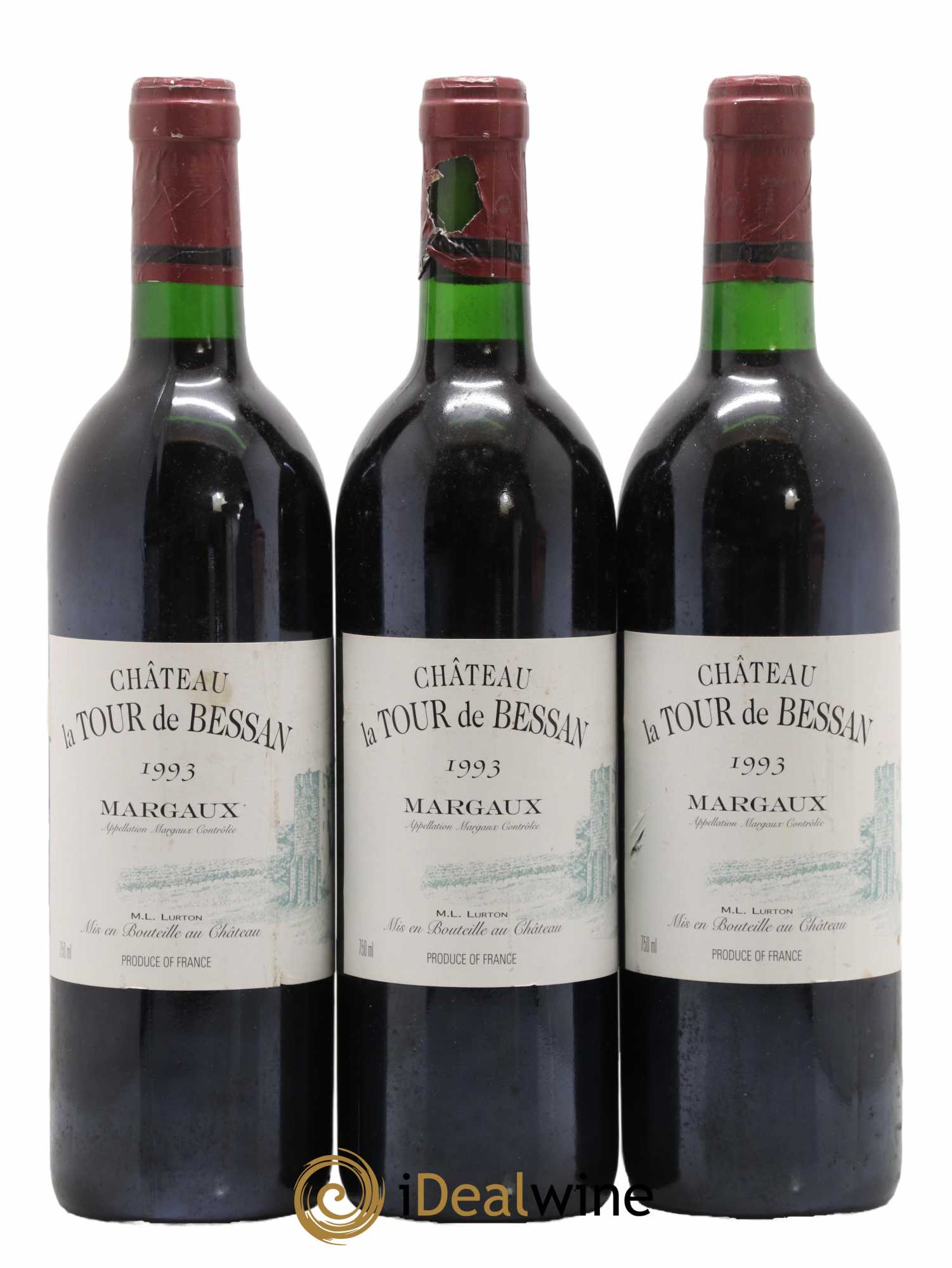 La Tour de Bessan 1993 - Lot de 3 bouteilles - 0