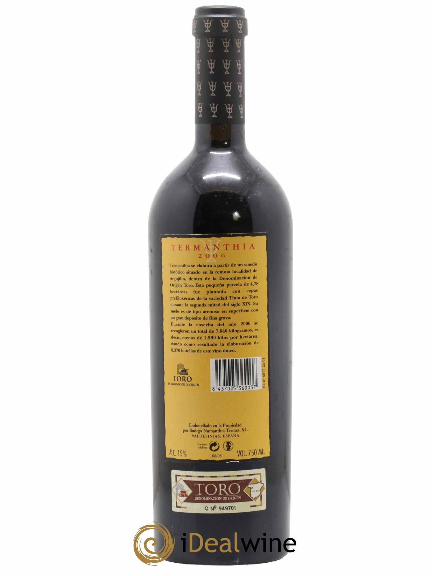 Toro DO Bodega Numanthia Termanthia 2006 - Lotto di 1 bottiglia - 1