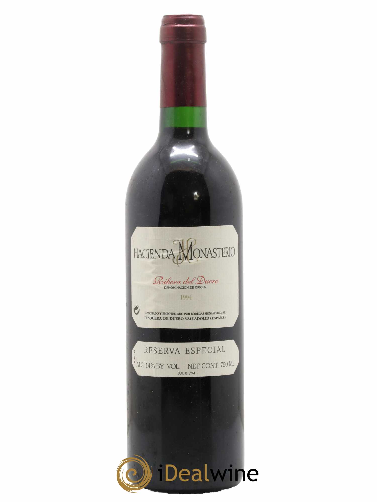 Ribera Del Duero DO Hacienda Monasterio Reserva Especial 1994 - Lot de 1 bouteille - 0