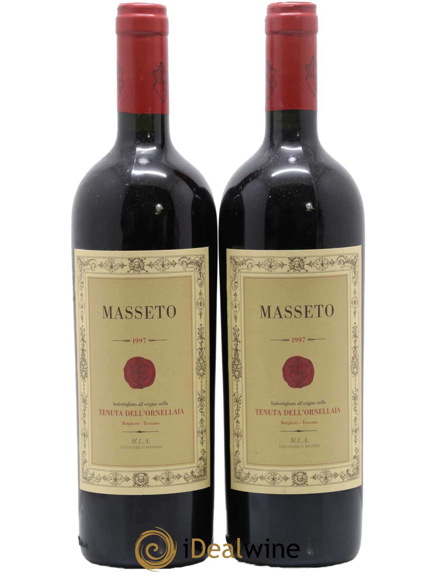Toscana IGT Tenuta Dell'Ornellaia Masseto Frescobaldi 1997 - Lot de 2 bouteilles - 0