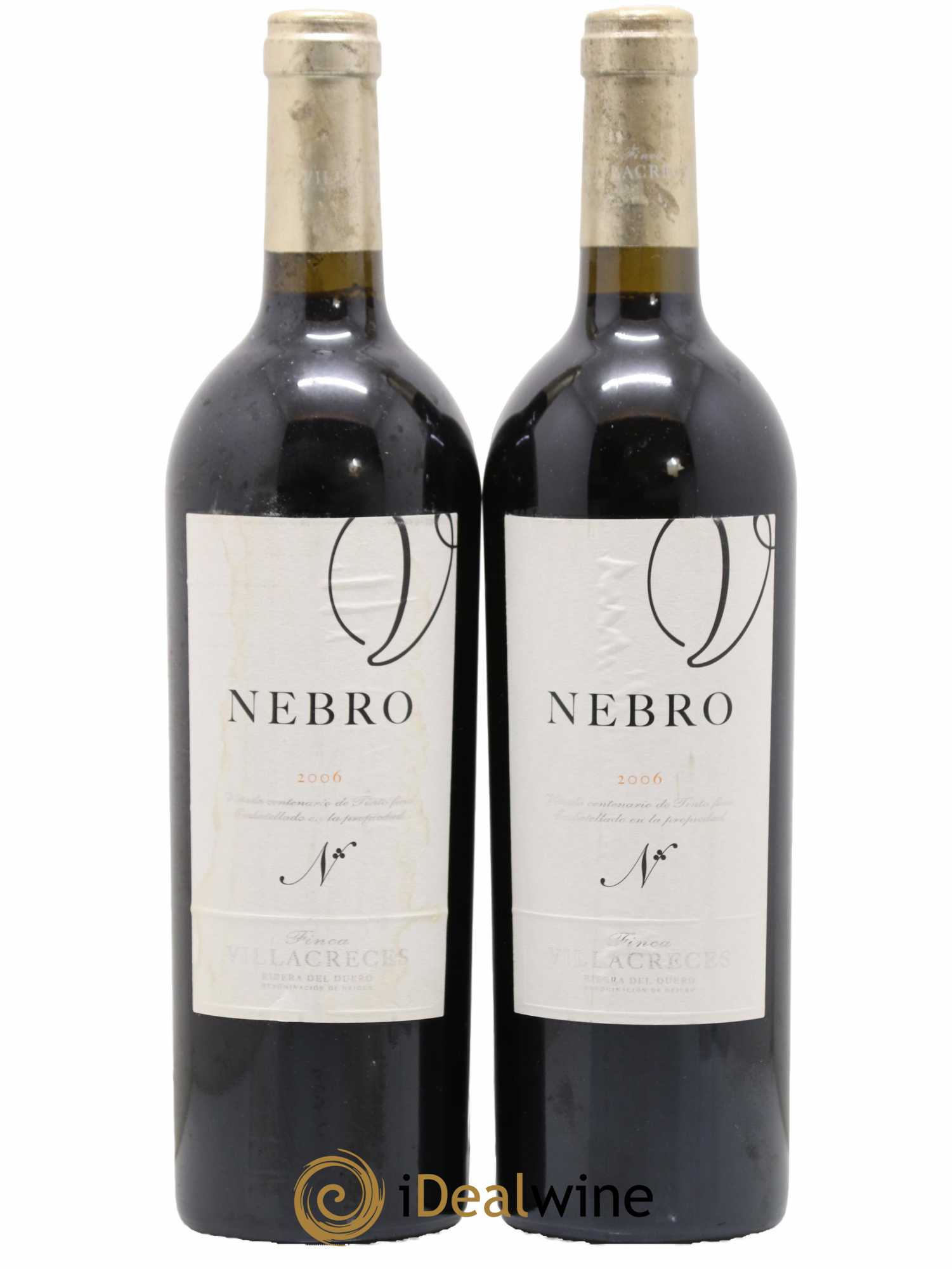 Ribera Del Duero DO Nebro Finca Villacreses 2006 - Lot de 2 bouteilles - 0