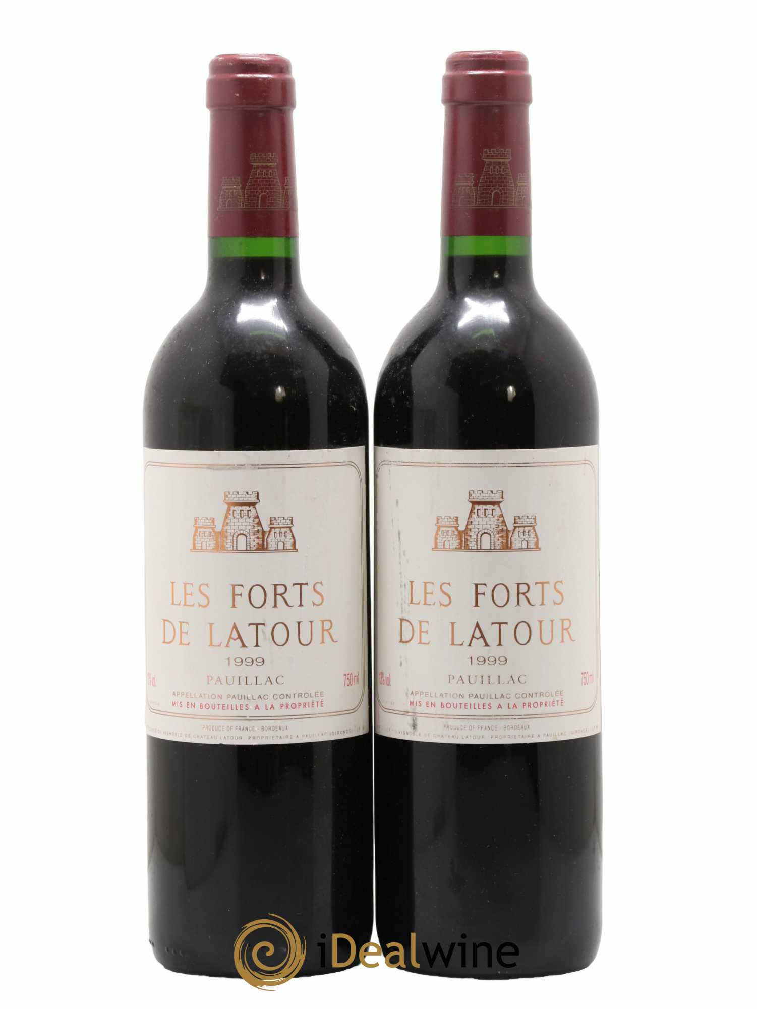 Les Forts de Latour Second Vin 1999 - Lot de 2 bouteilles - 0
