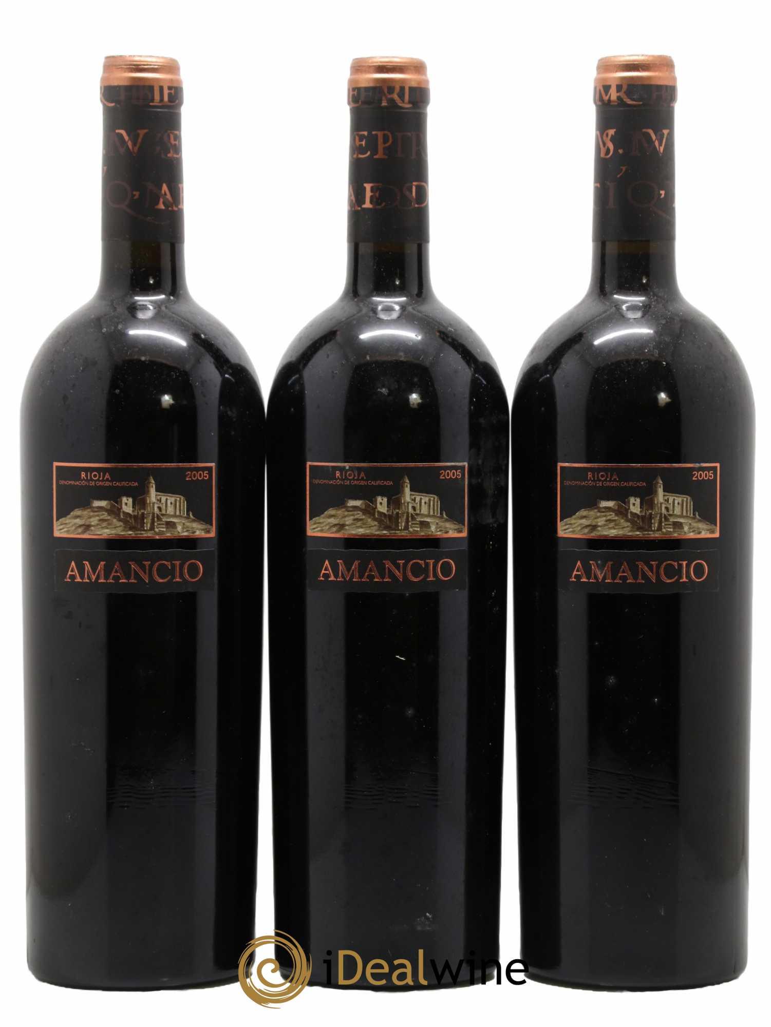 Rioja DOCA Amancio Sierra Cantabria 2005 - Lot de 3 bouteilles - 0