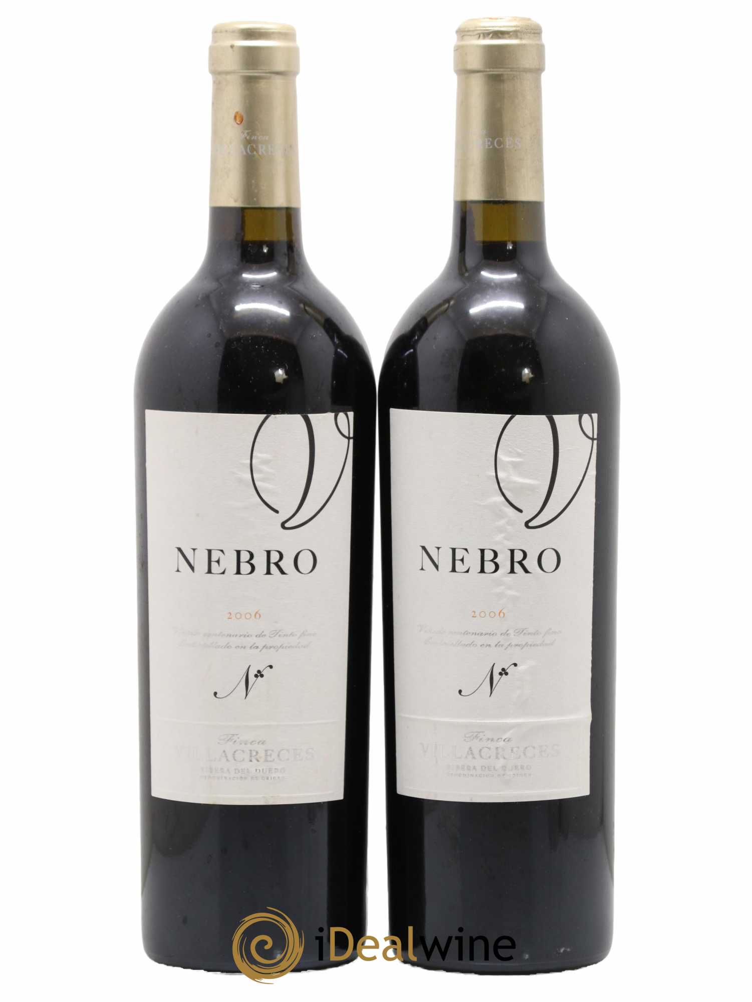 Ribera Del Duero DO Nebro Finca Villacreses 2006 - Lot de 2 bouteilles - 0