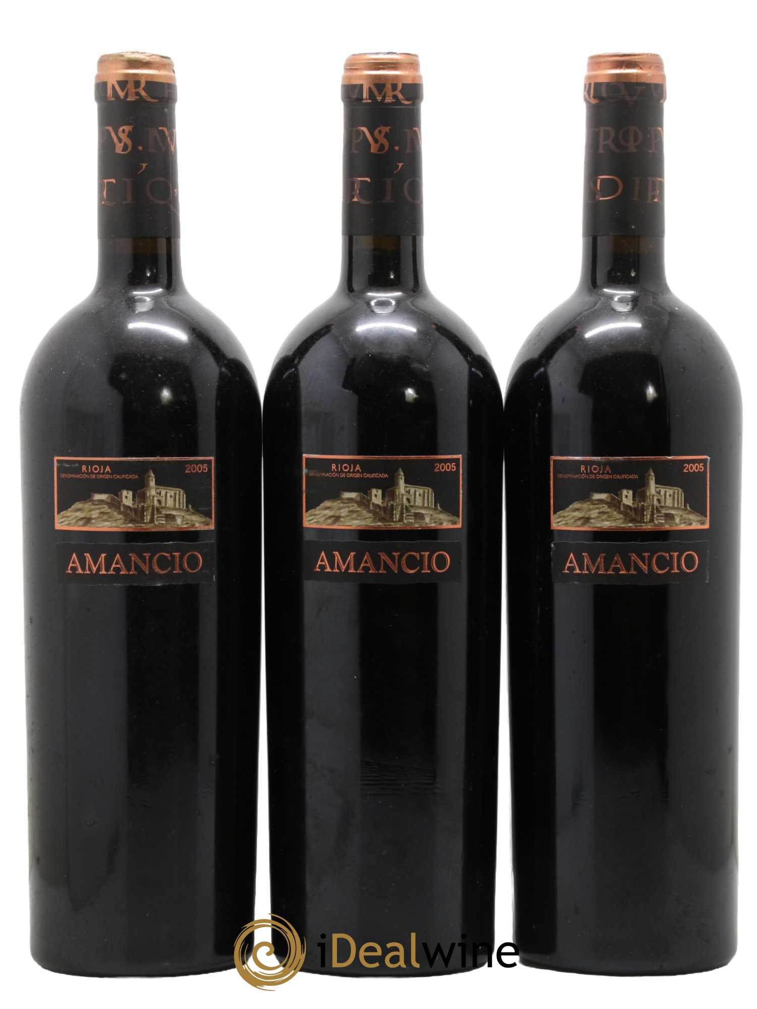 Rioja DOCA Amancio Sierra Cantabria 2005 - Lot de 3 bouteilles - 0