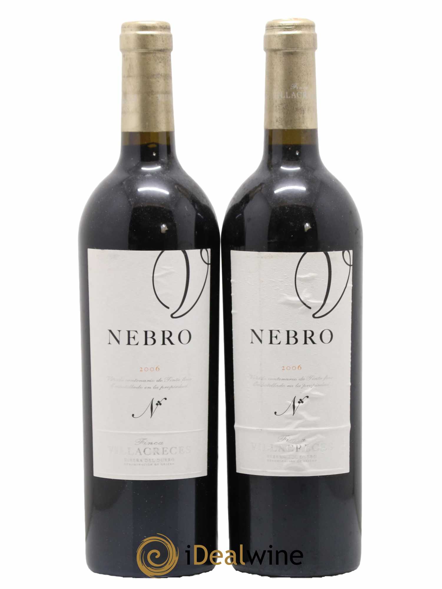 Ribera Del Duero DO Finca Villacreses Nebro 2006 - Lot de 2 bouteilles - 0