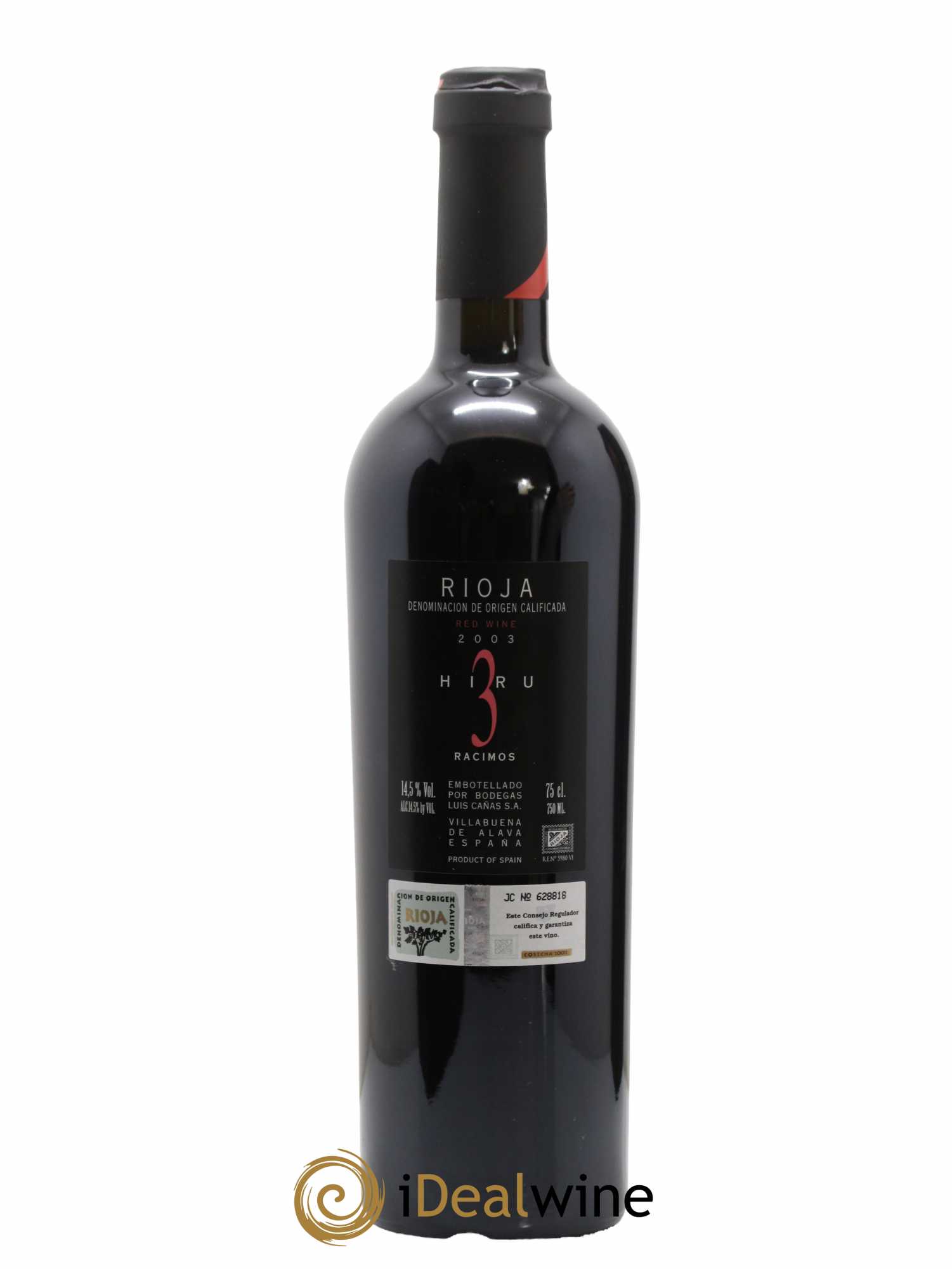 Rioja DOCA Hiru 3 Racimos Doca 2003 - Lot of 1 bottle - 2