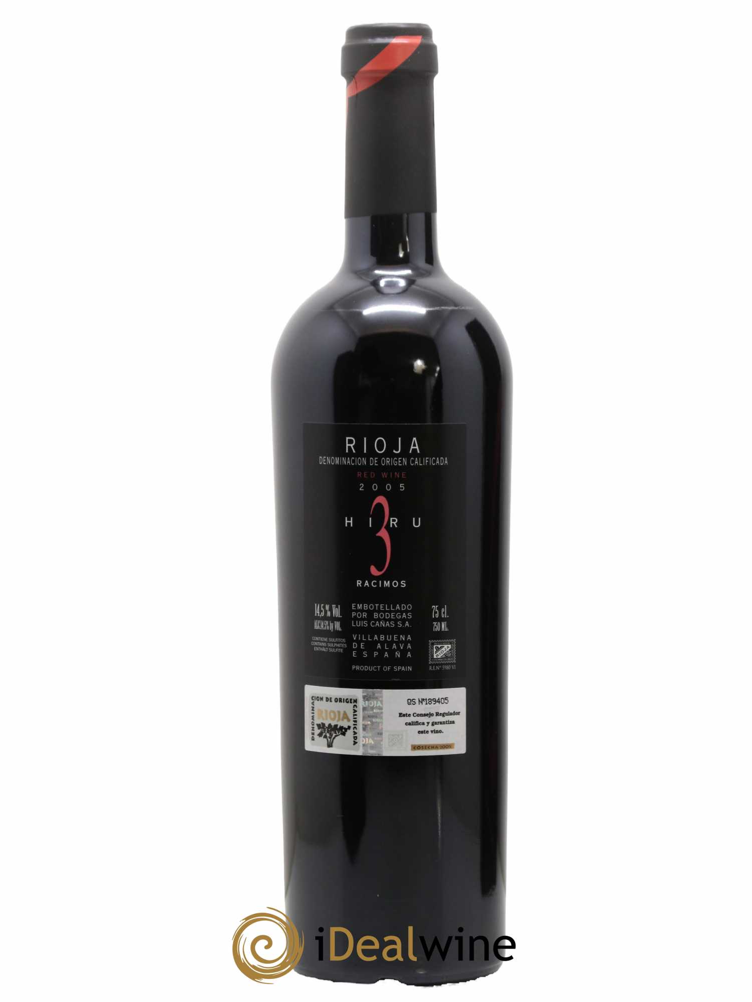 Rioja DOCA Hiru 3 Racimos Doca 2005 - Lot of 1 bottle - 2