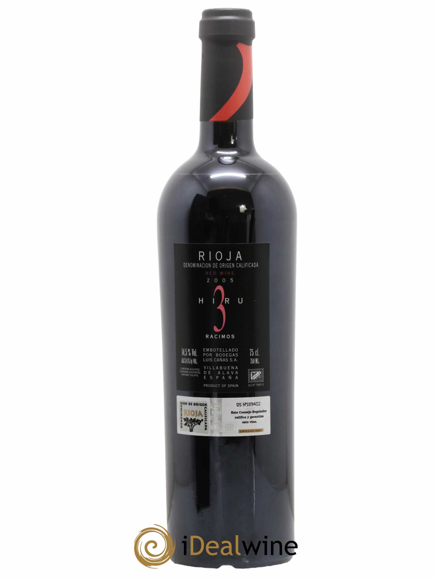 Rioja DOCA Hiru 3 Racimos Doca 2005 - Posten von 1 Flasche - 2