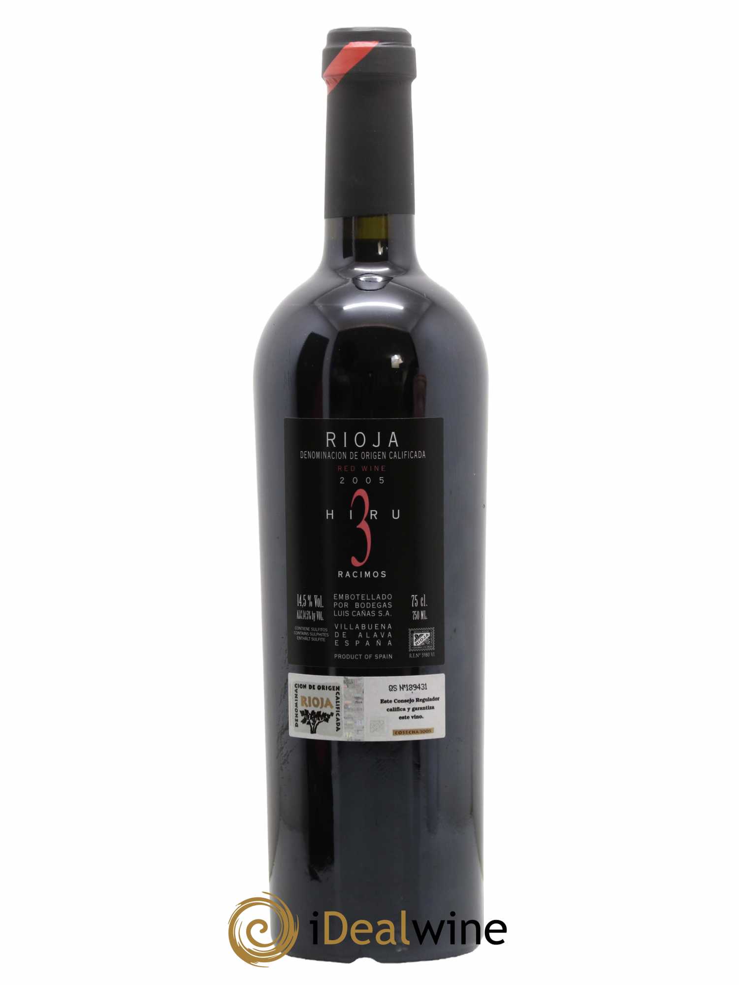 Rioja DOCA Hiru 3 Racimos Doca 2005 - Lot of 1 bottle - 2