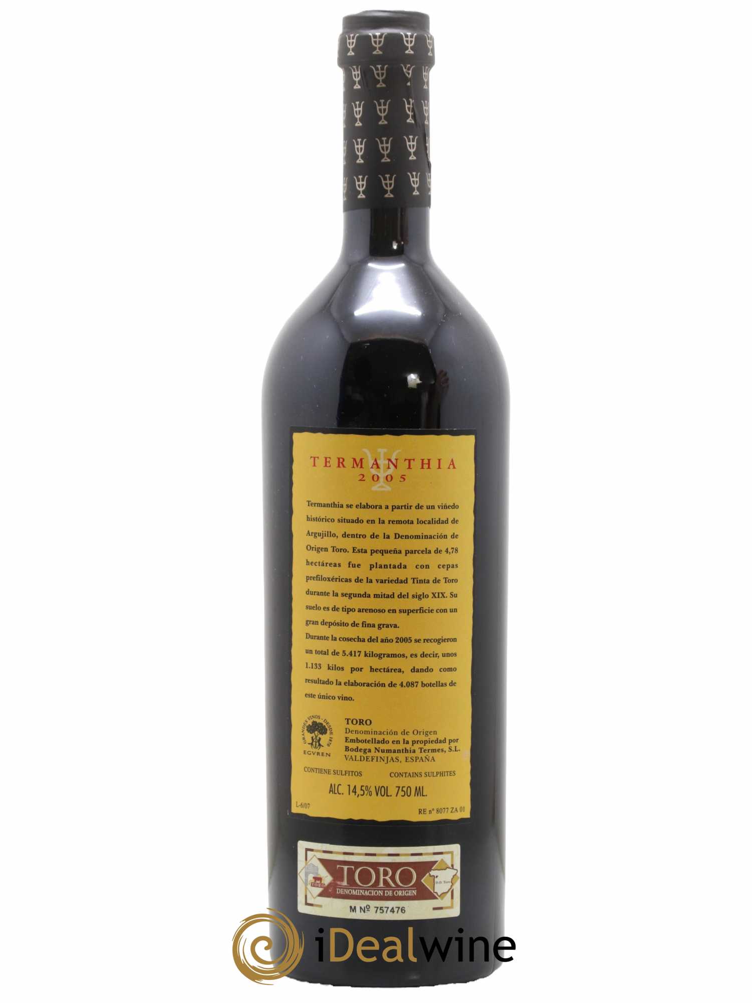 Toro DO Bodega Numanthia Termanthia 2005 - Lotto di 1 bottiglia - 1