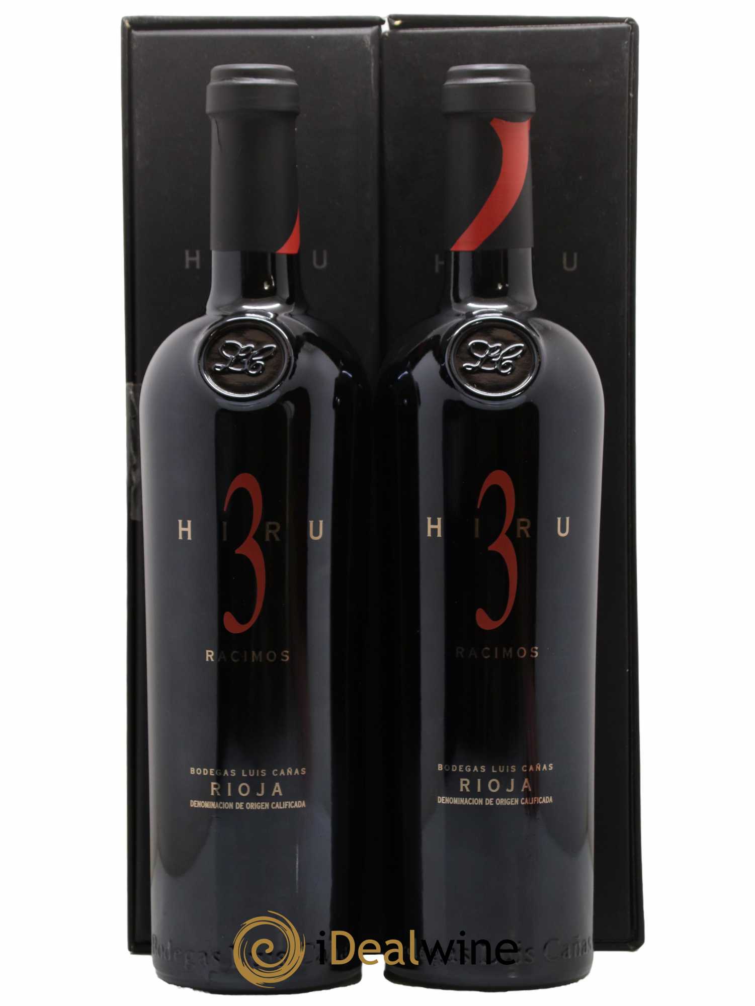 Rioja DOCA Hiru 3 Racimos 2005 - Lot of 2 bottles - 0