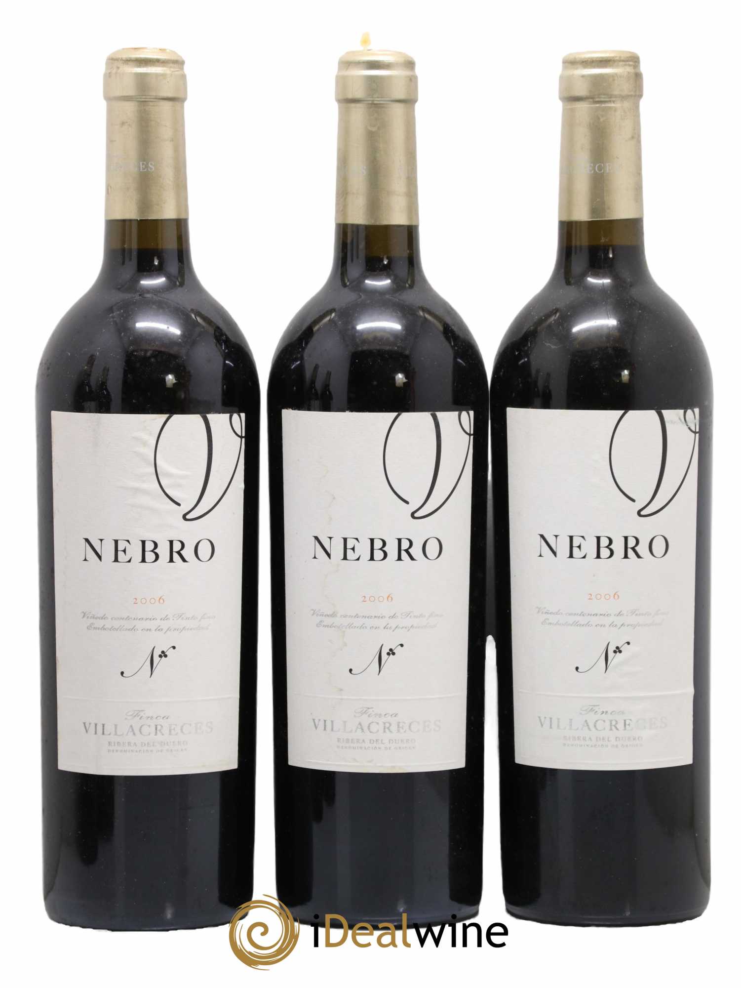 Ribera Del Duero DO Nebro Finca Villacreces 2006 - Posten von 3 Flaschen - 0