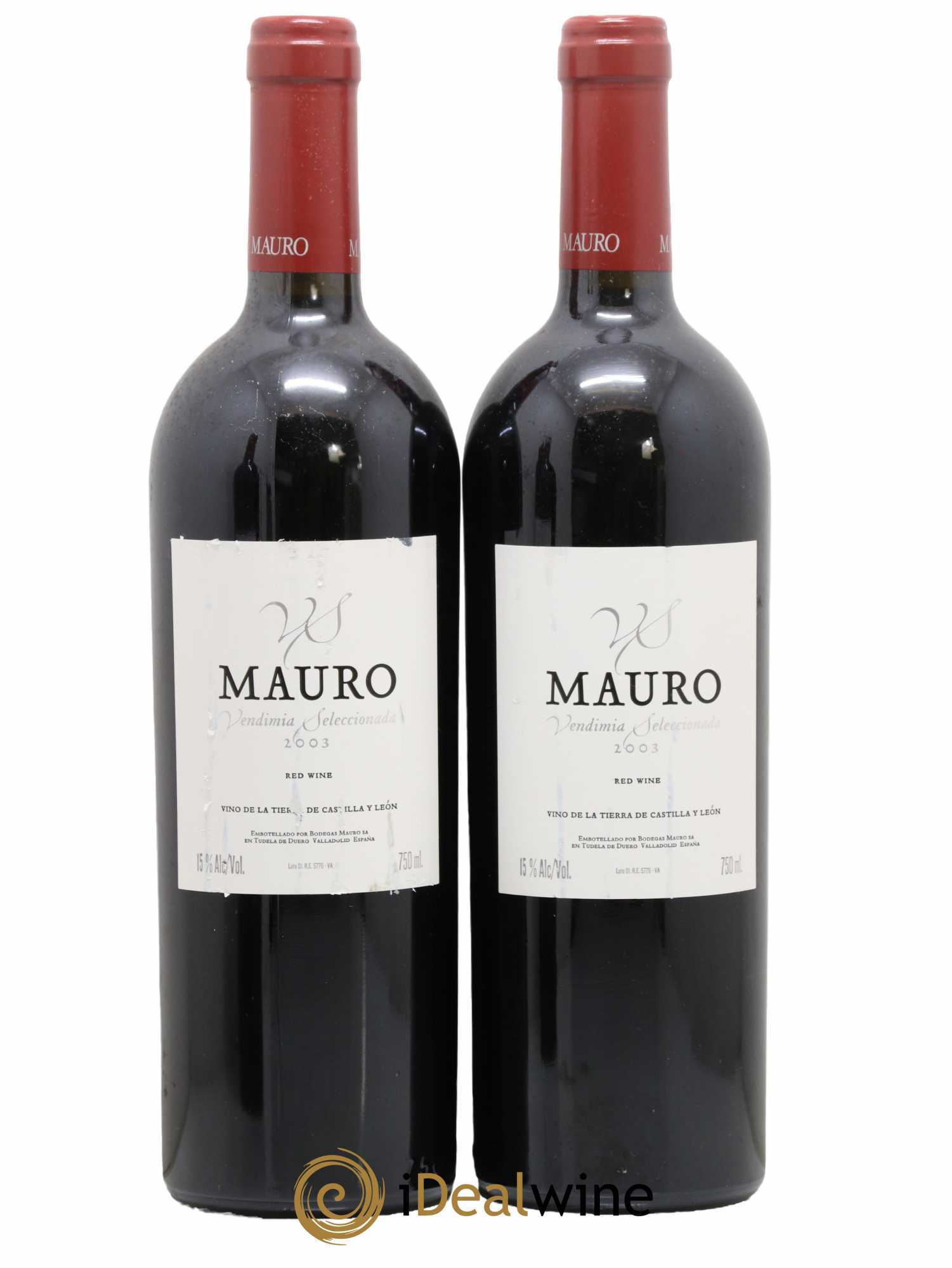 Vino de la Terra de Castilla y Leon Mauro Mauro 2003 - Lot de 2 bouteilles - 0