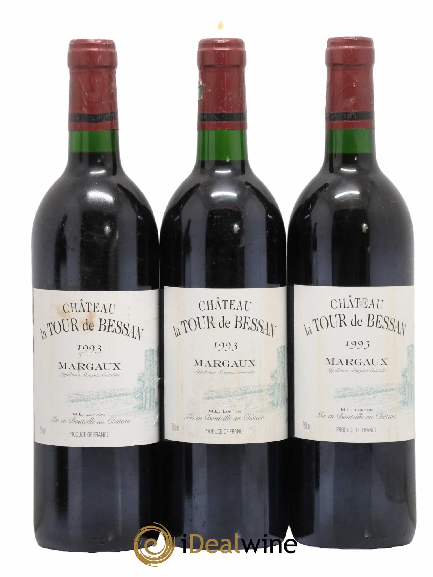 La Tour de Bessan 1993 - Lot de 3 bouteilles - 0